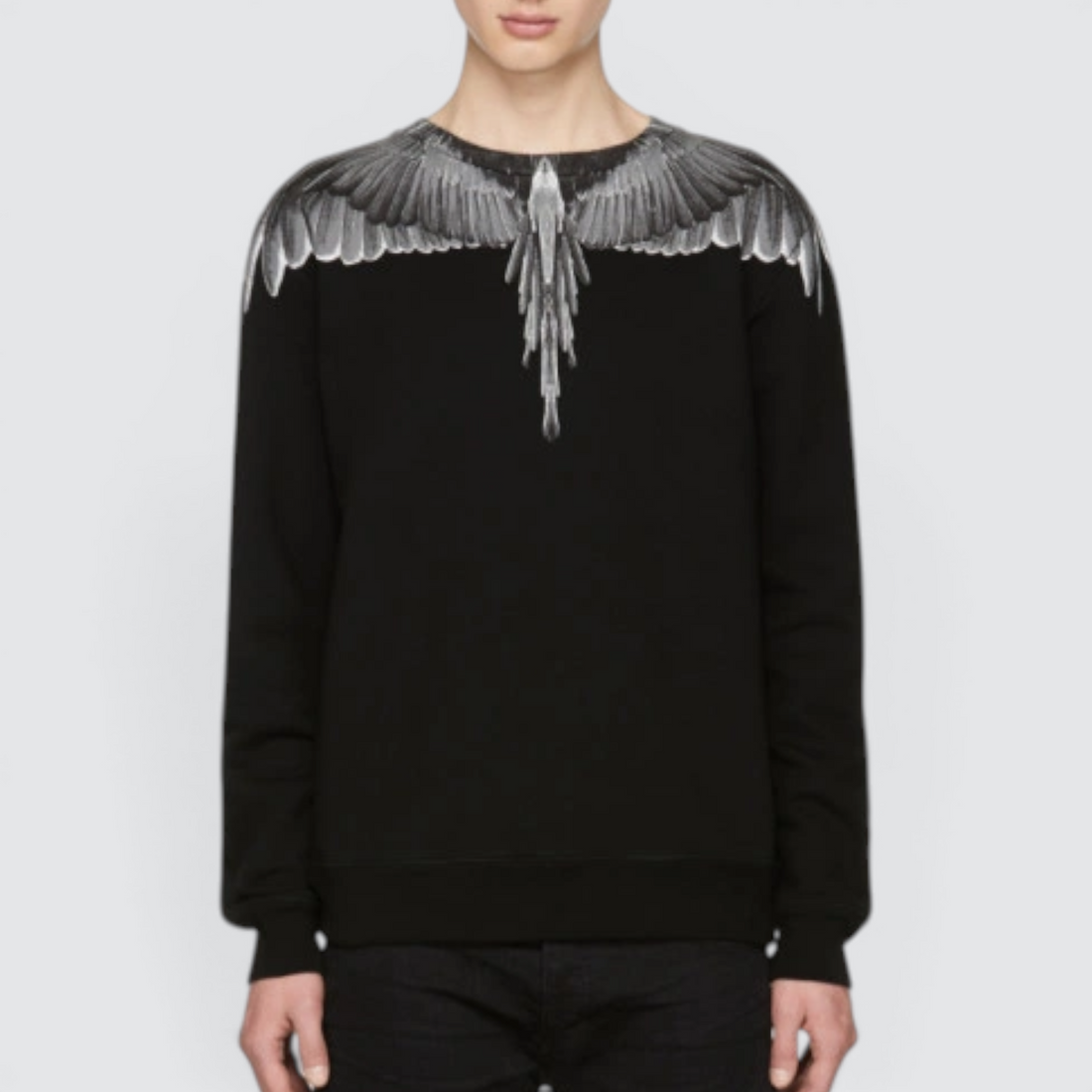 Marcelo Burlon Grey Wings Sweatshirt