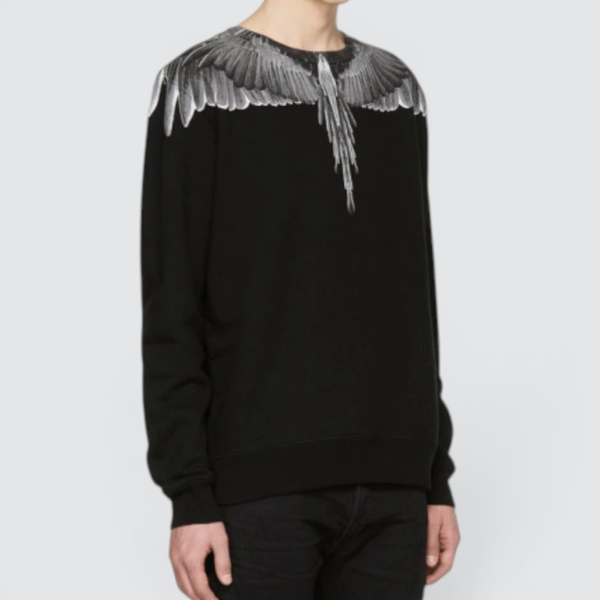 Marcelo Burlon Grey Wings Sweatshirt