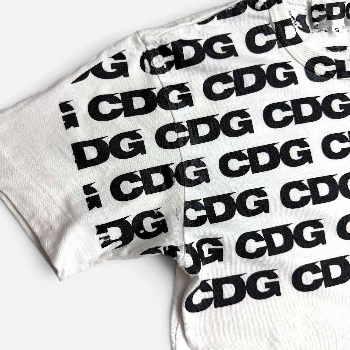 Comme Des Garçons CDG All-Over Print T-Shirt White