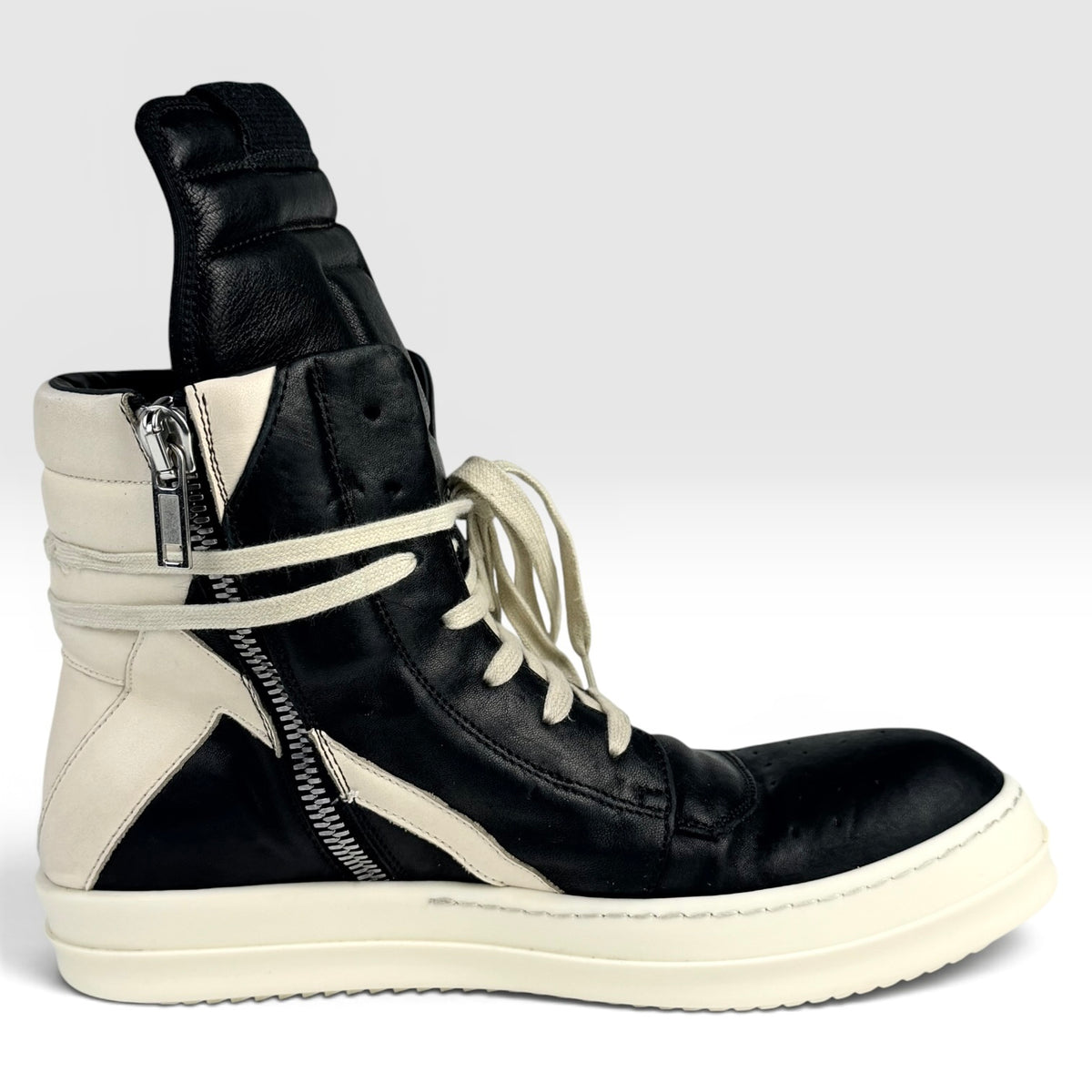Rick Owens Geobasket Black/Milk