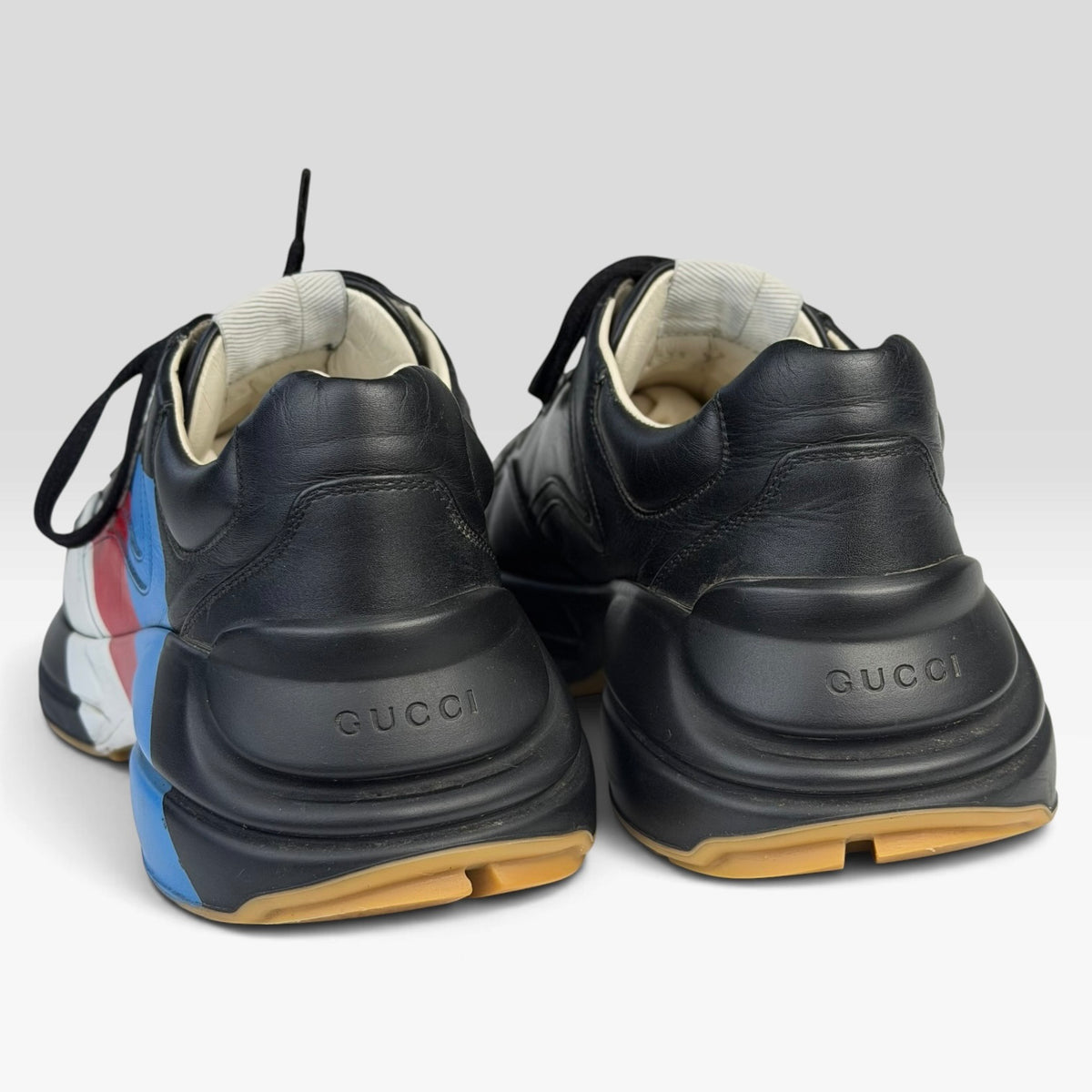 Gucci Rhyton Web Print Black