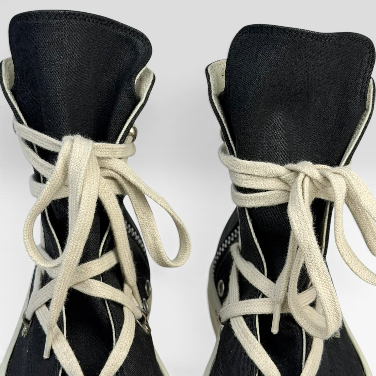 Rick Owens DRKSHDW Hexagram Ramones Denim Black