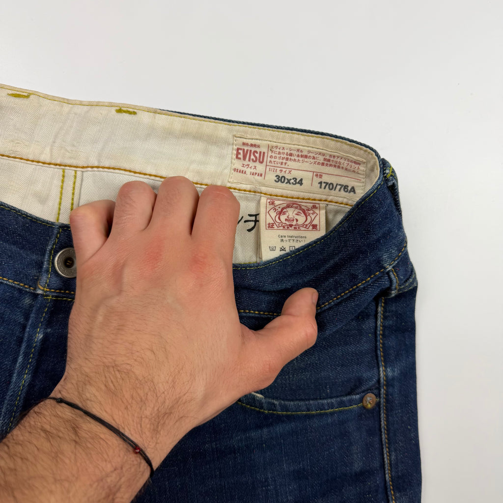 Evisu Seagull Pocket Embroidered Jeans