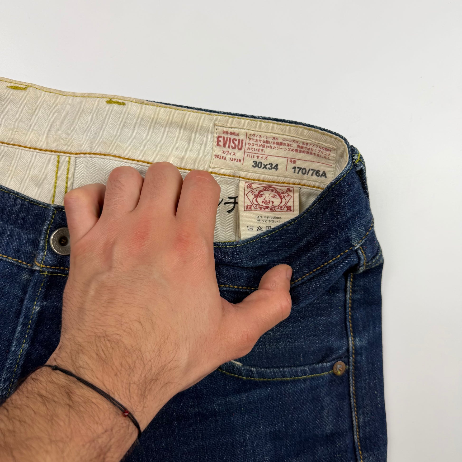 Evisu Seagull Pocket Embroidered Jeans