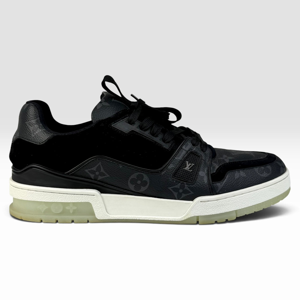 Louis Vuitton LV Trainer Black Monogram