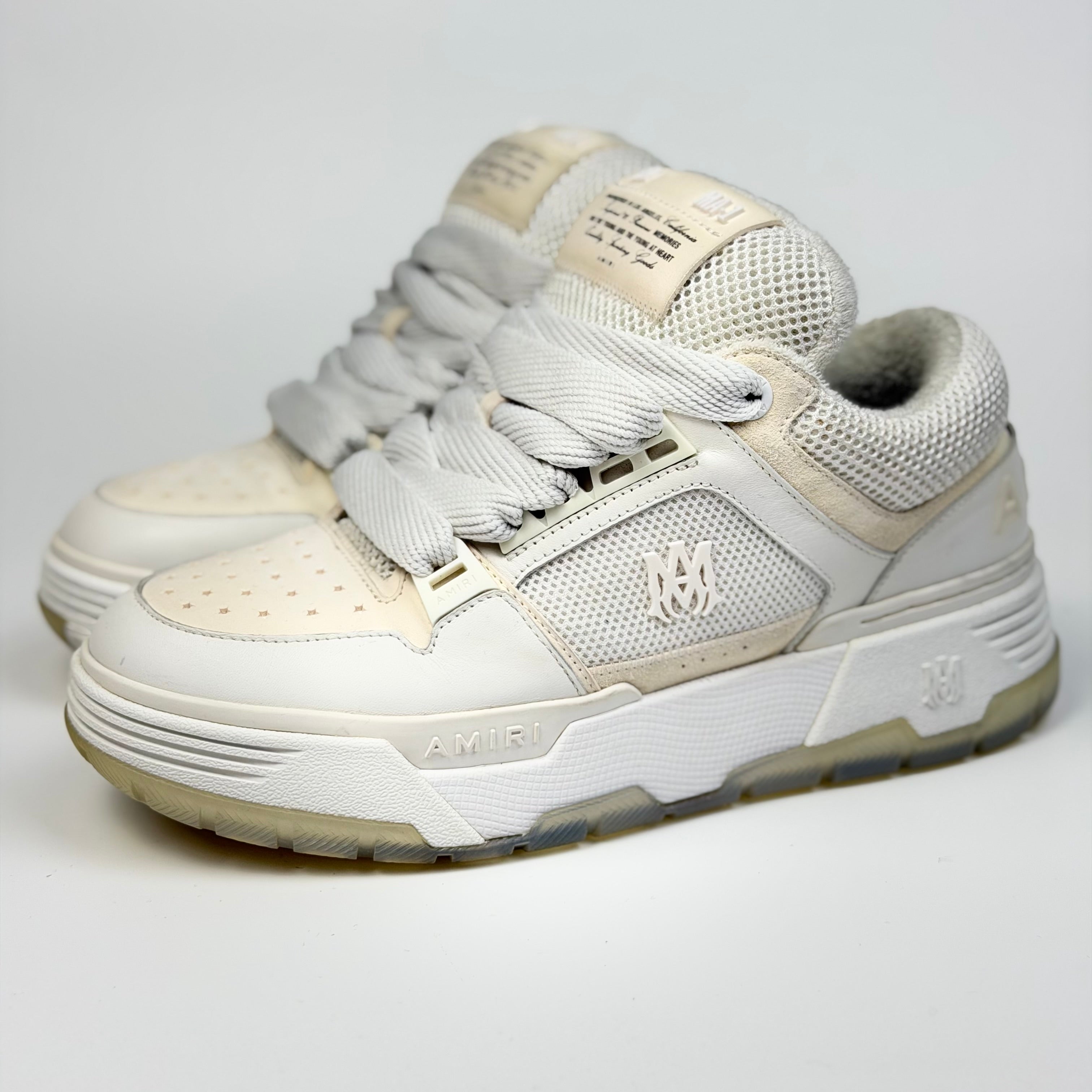 Amiri MA-1 Alabaster White Sneakers