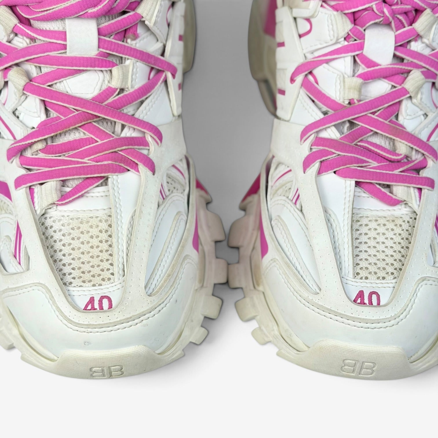Balenciaga Track White/Pink Distressed