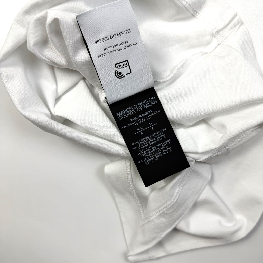 Marcelo Burlon Snake Wings White T-shirt