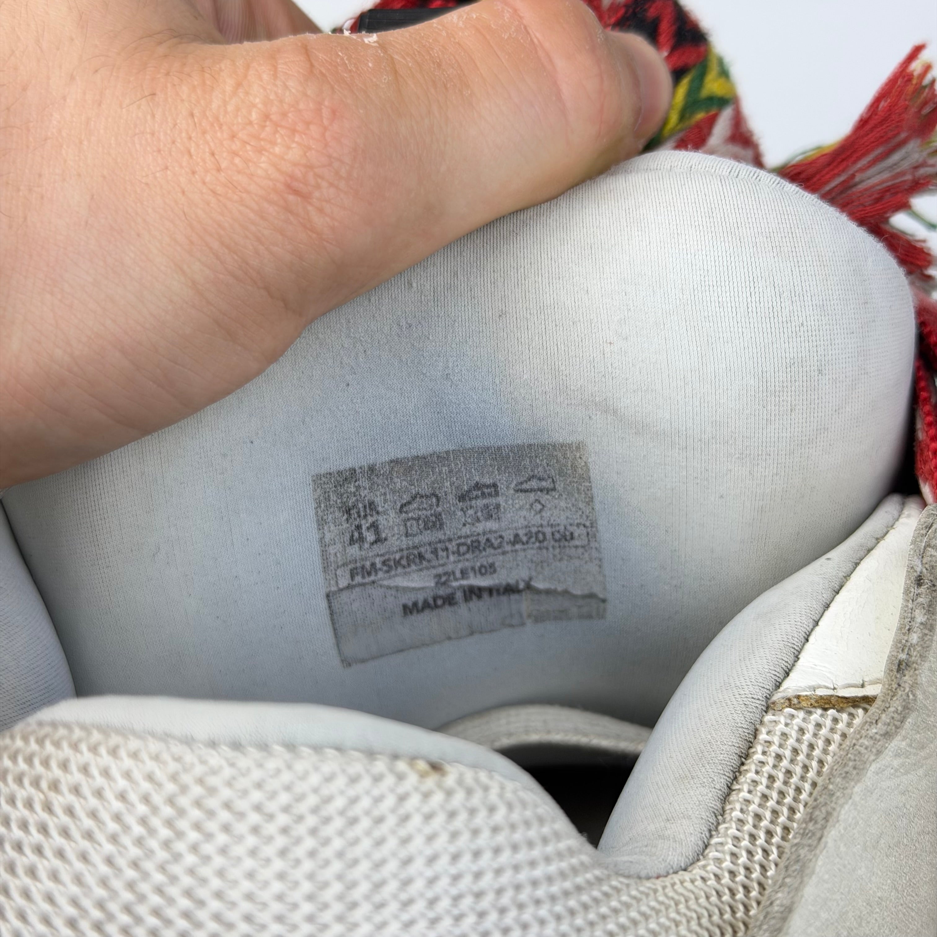 Lanvin Curb White Sneakers