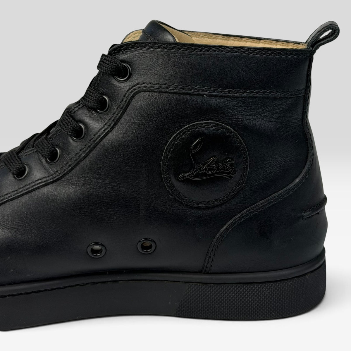 Christian Louboutin Lou Spikes High-Top Black