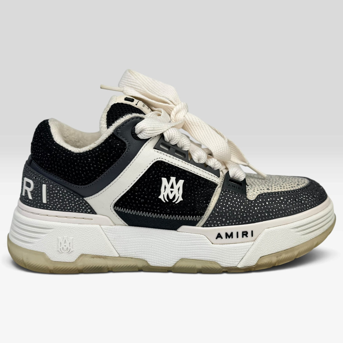 Amiri MA-1 Crystal White/Black – Incaltaminte Barbati AMIRI la V STEALS