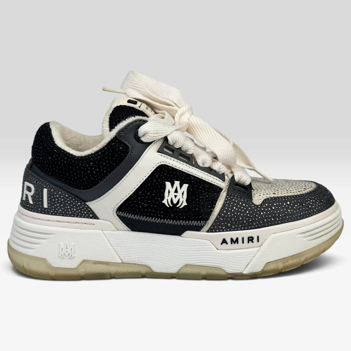 Amiri MA-1 Crystal White/Black – Incaltaminte Barbati AMIRI la V STEALS