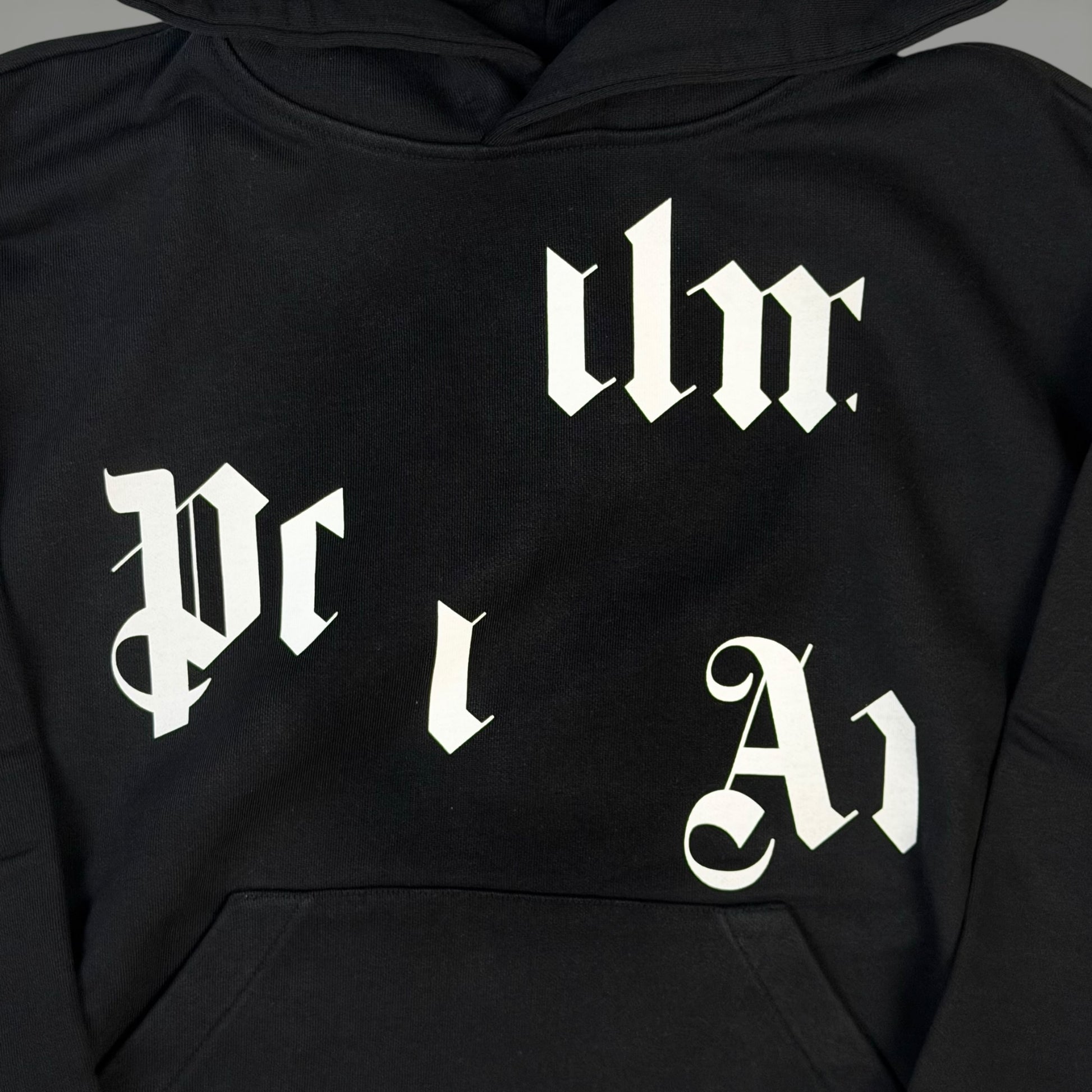 Palm Angels hoodie – detaliu etichetă | VSTEALS
