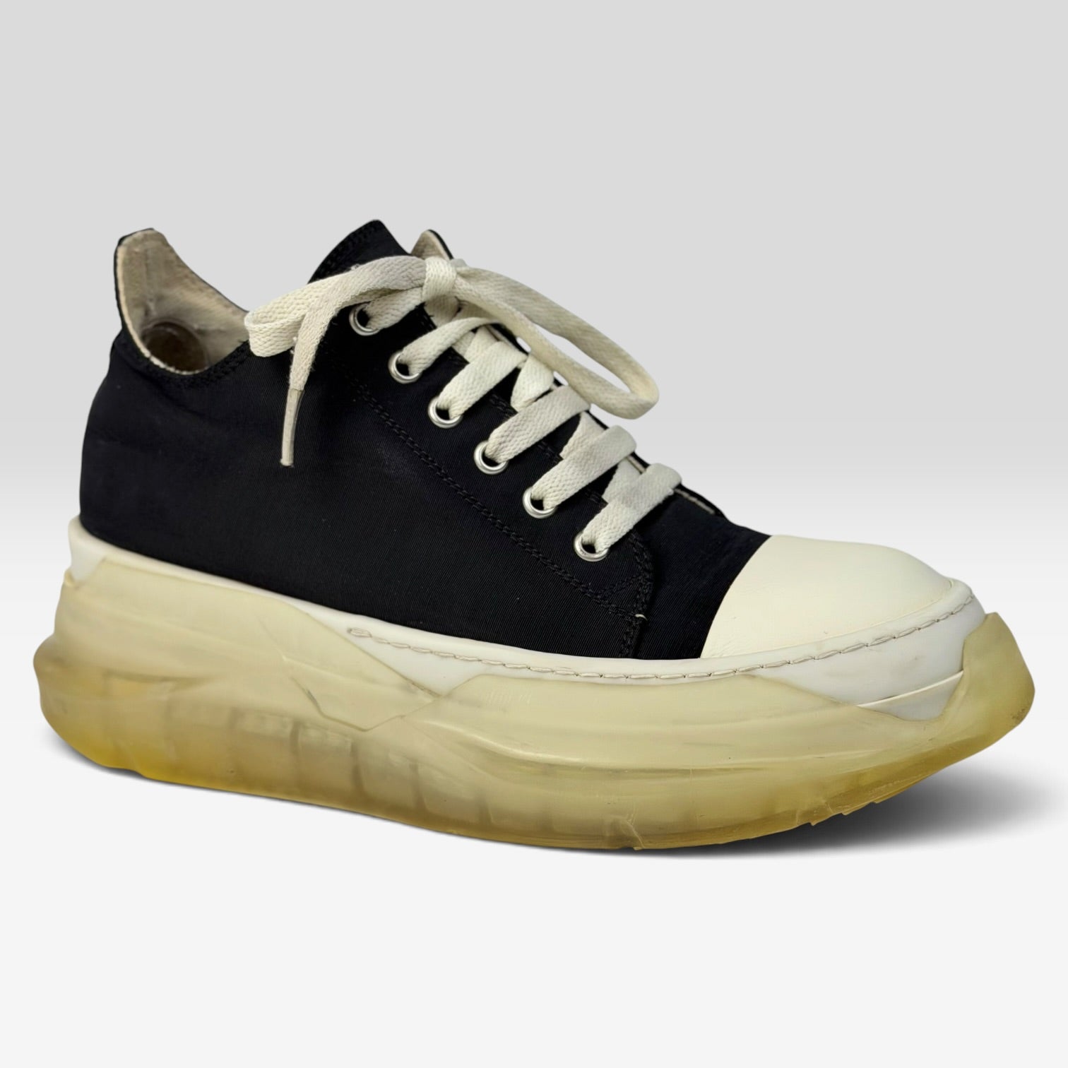 Rick Owens DRKSHDW Abstract Clear Sole Low Black
