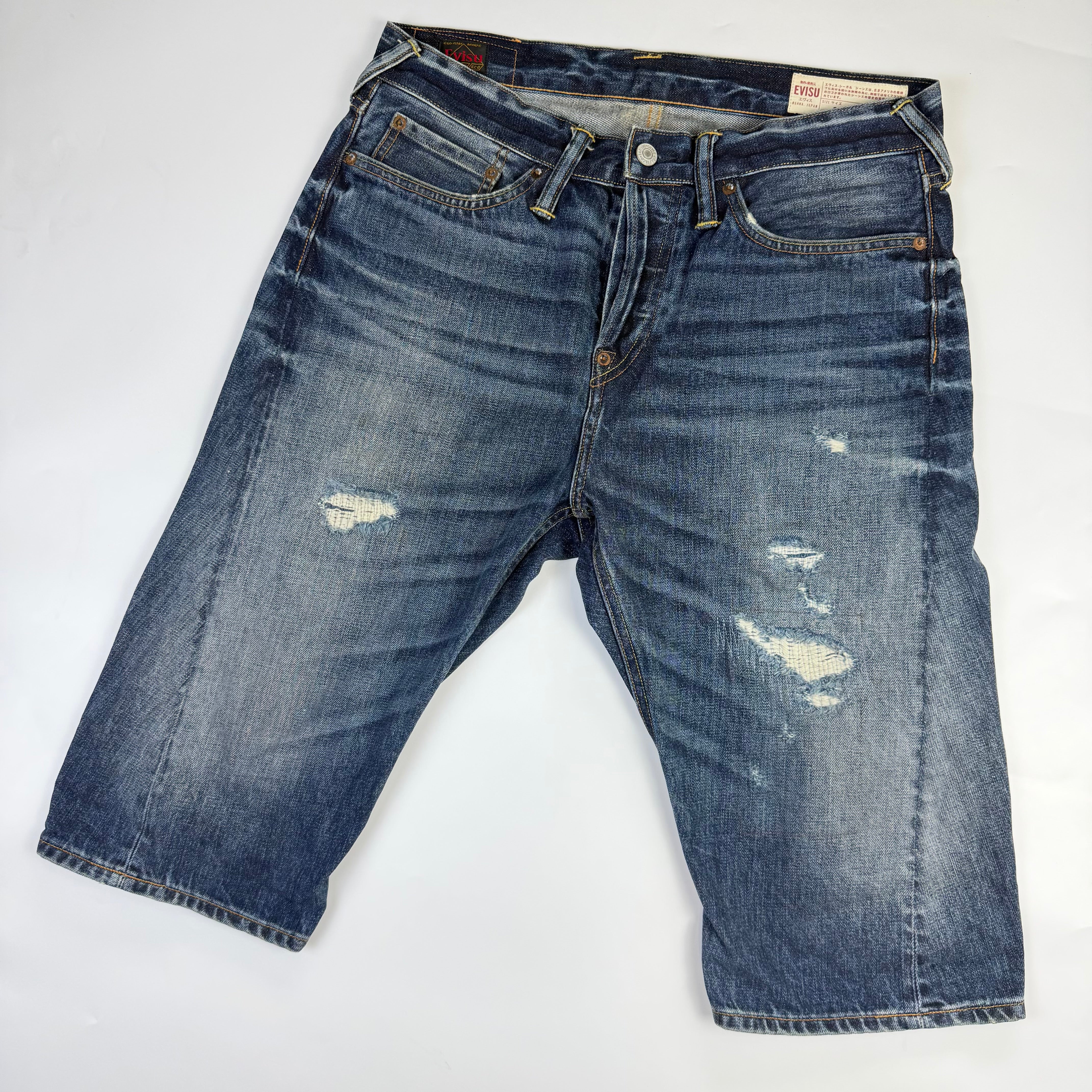 Evisu Daicock Japanese Denim Shorts