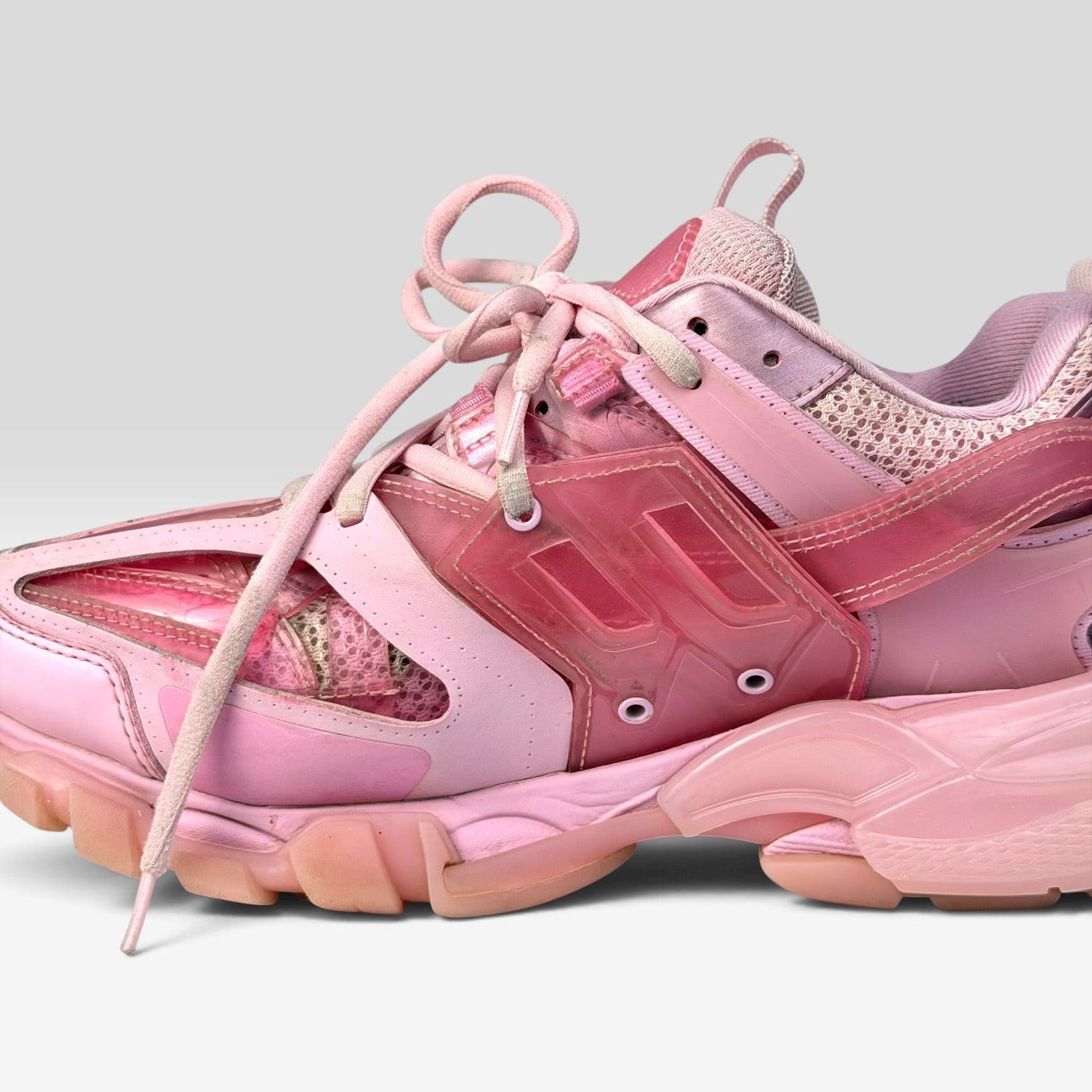 Balenciaga Track Clear Sole Pink