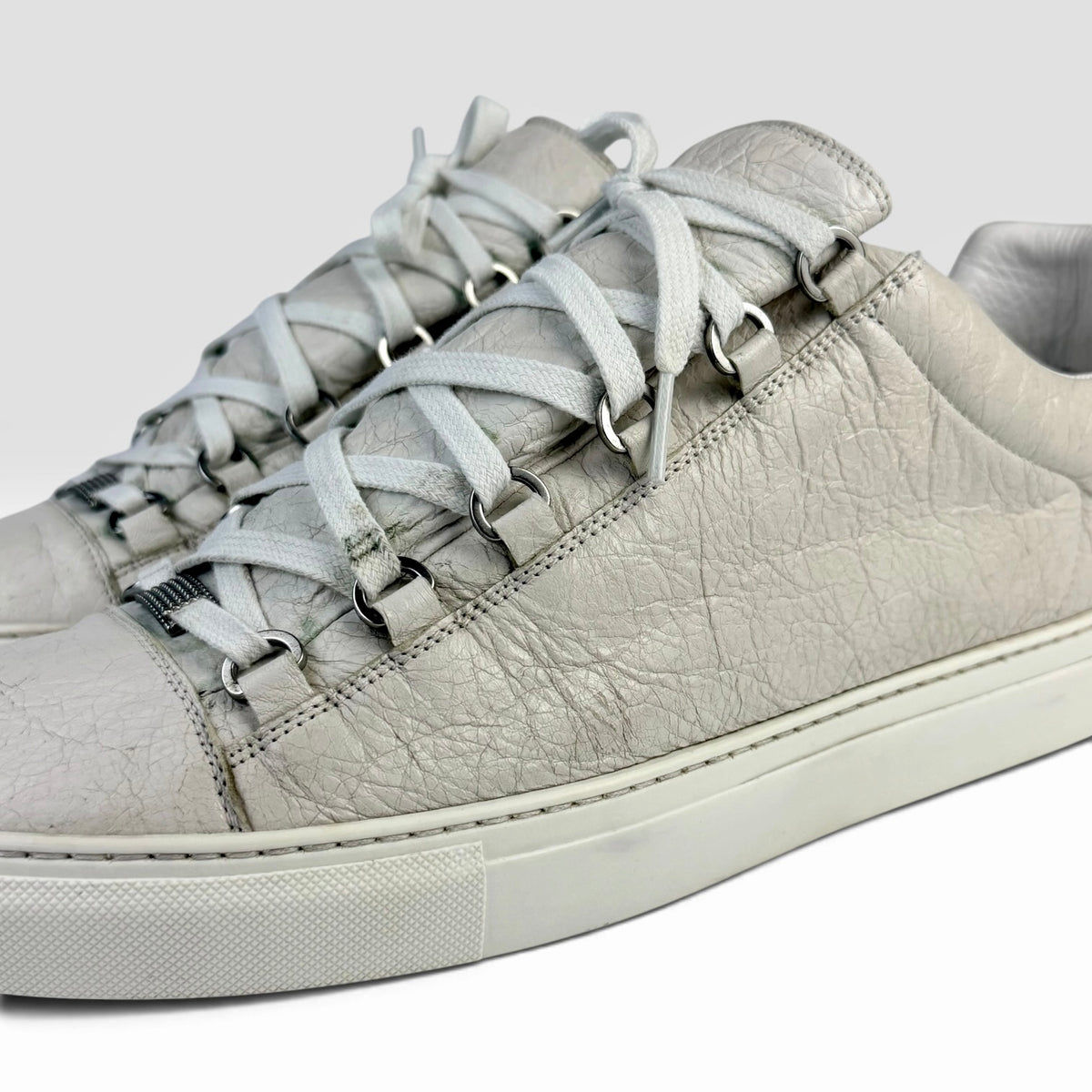 Balenciaga Arena Low White Leather
