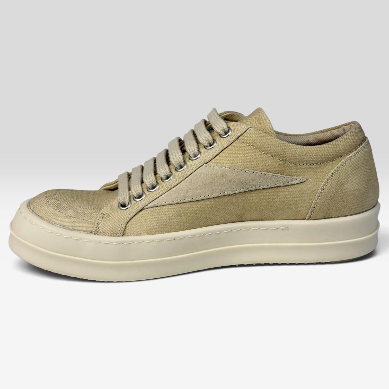 Rick Owens Vintage Sneaks Denim Beige/Milk