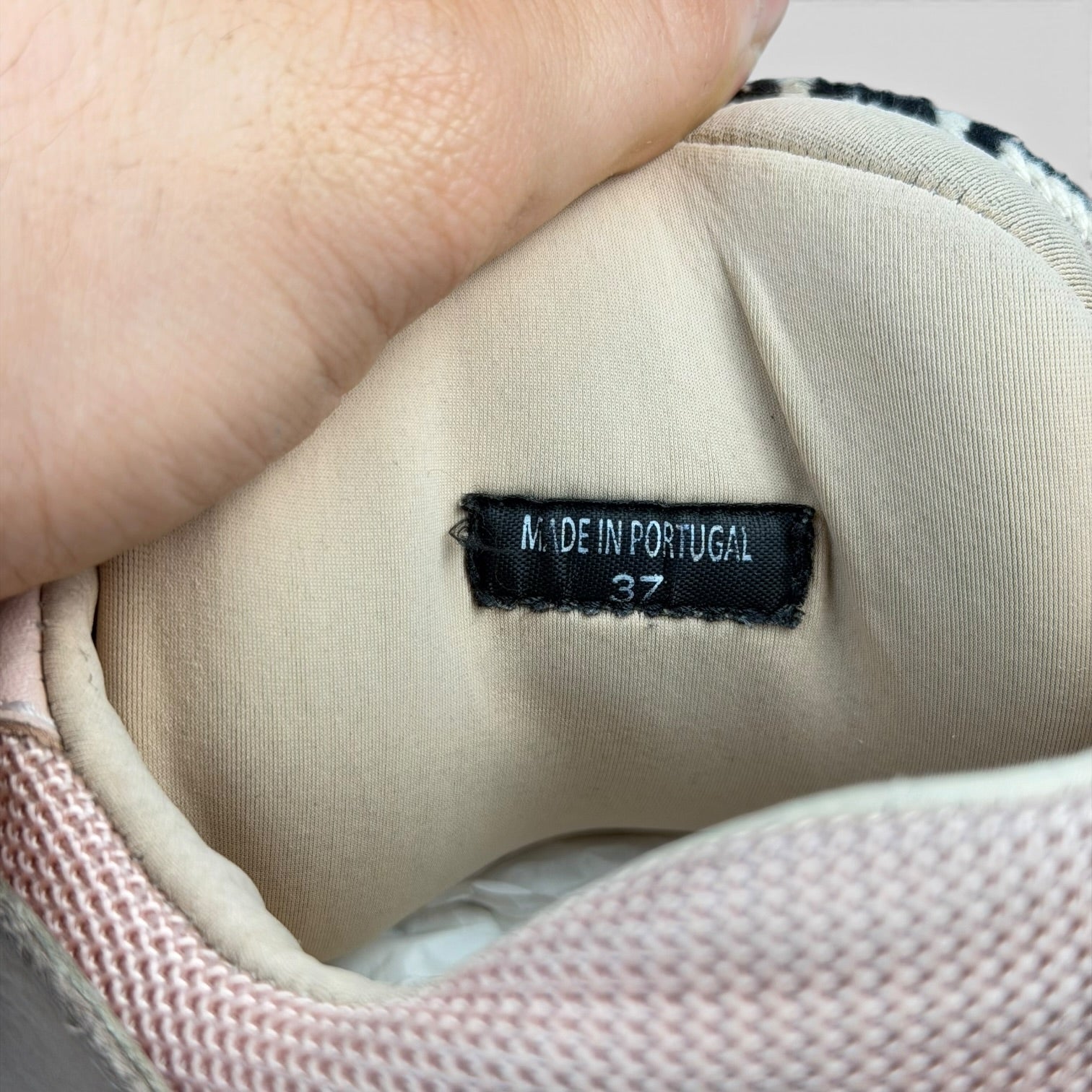 Lanvin Curb Pink Sneakers