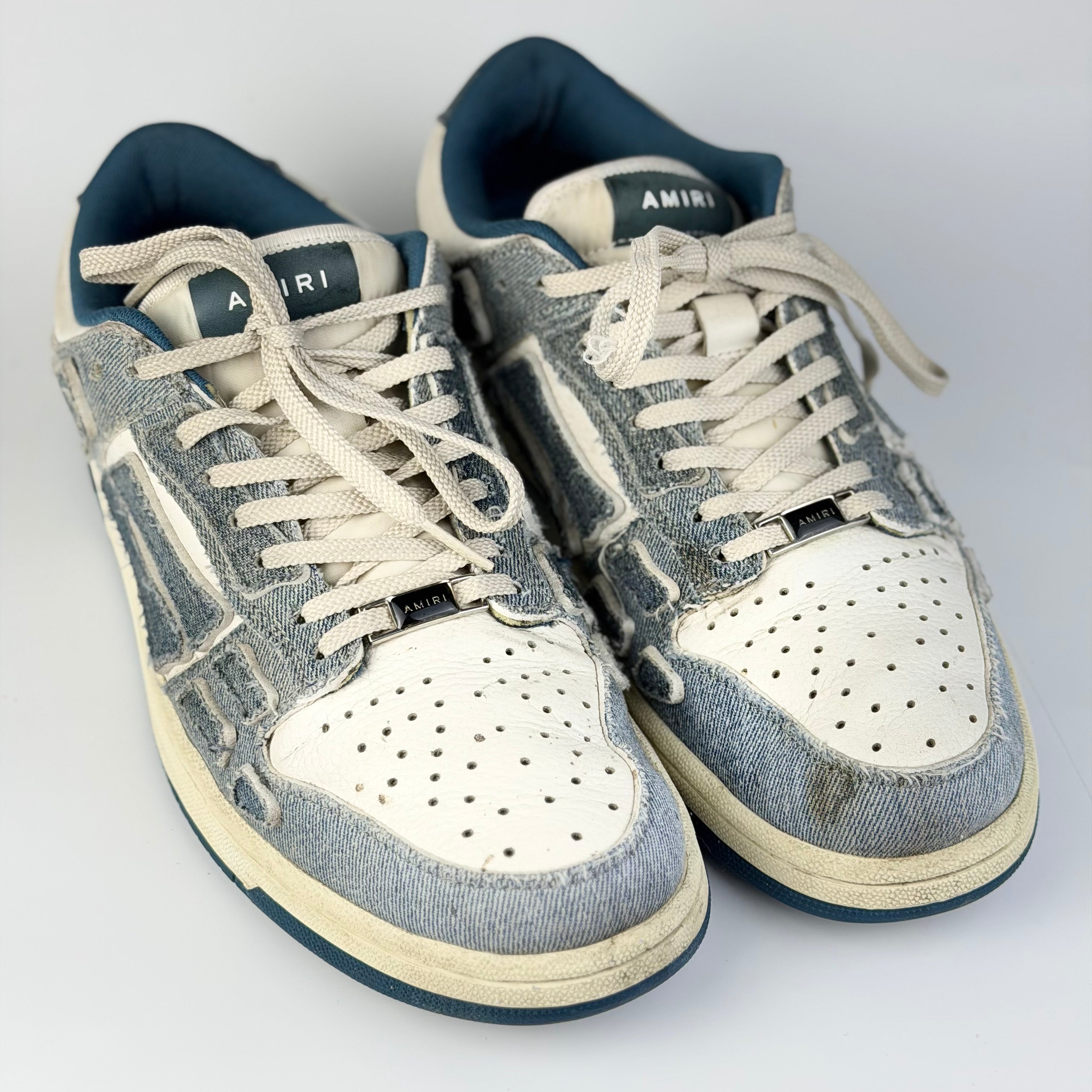Amiri sneakers denim – vedere lateral | VSTEALS