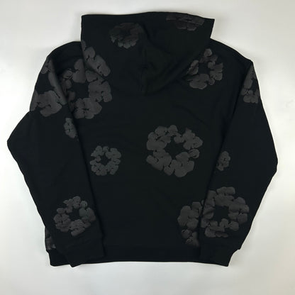 Denim Tears Black Monochrome Hoodie