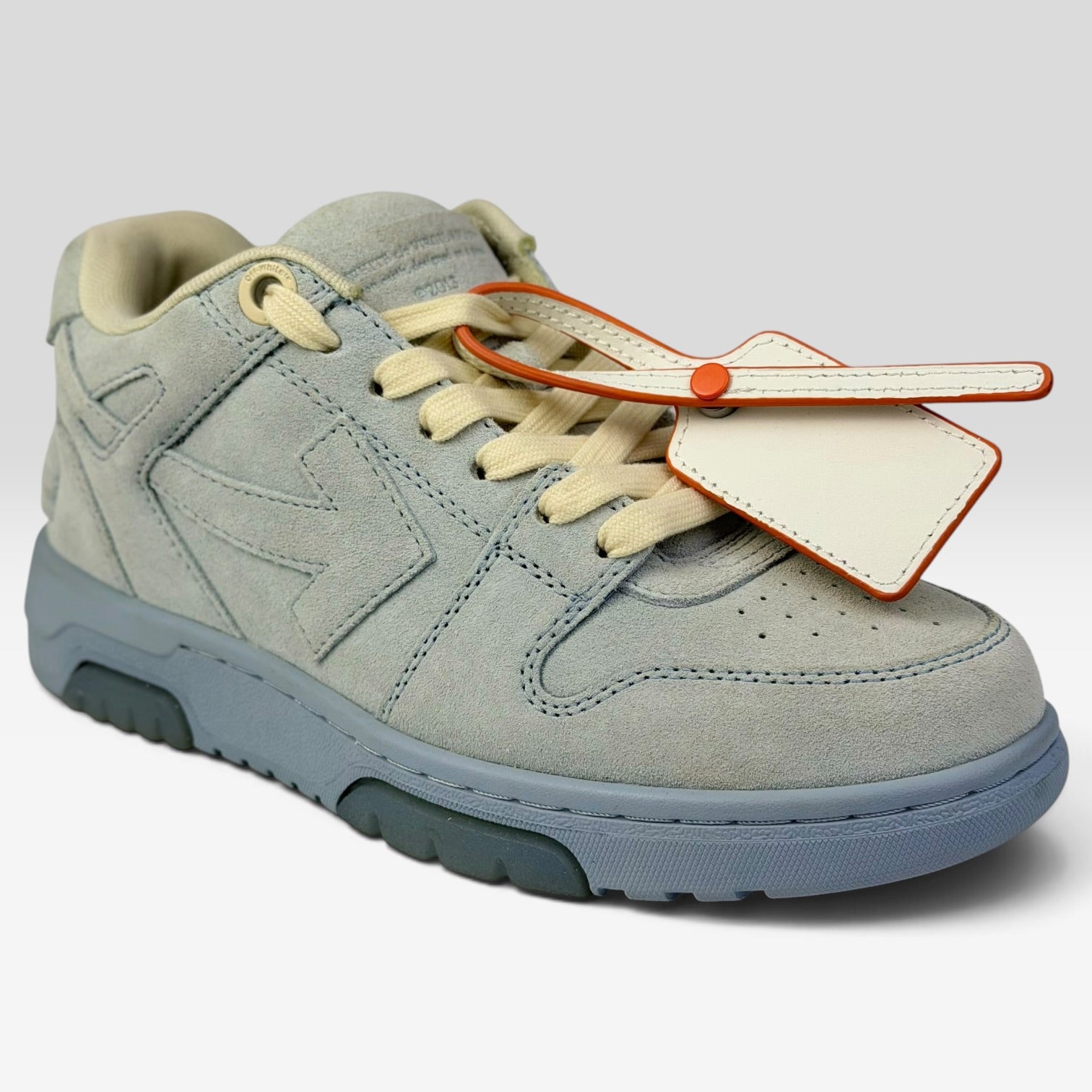 Off-White Out Of Office Light Blue Suede | Sneakers Off-White
