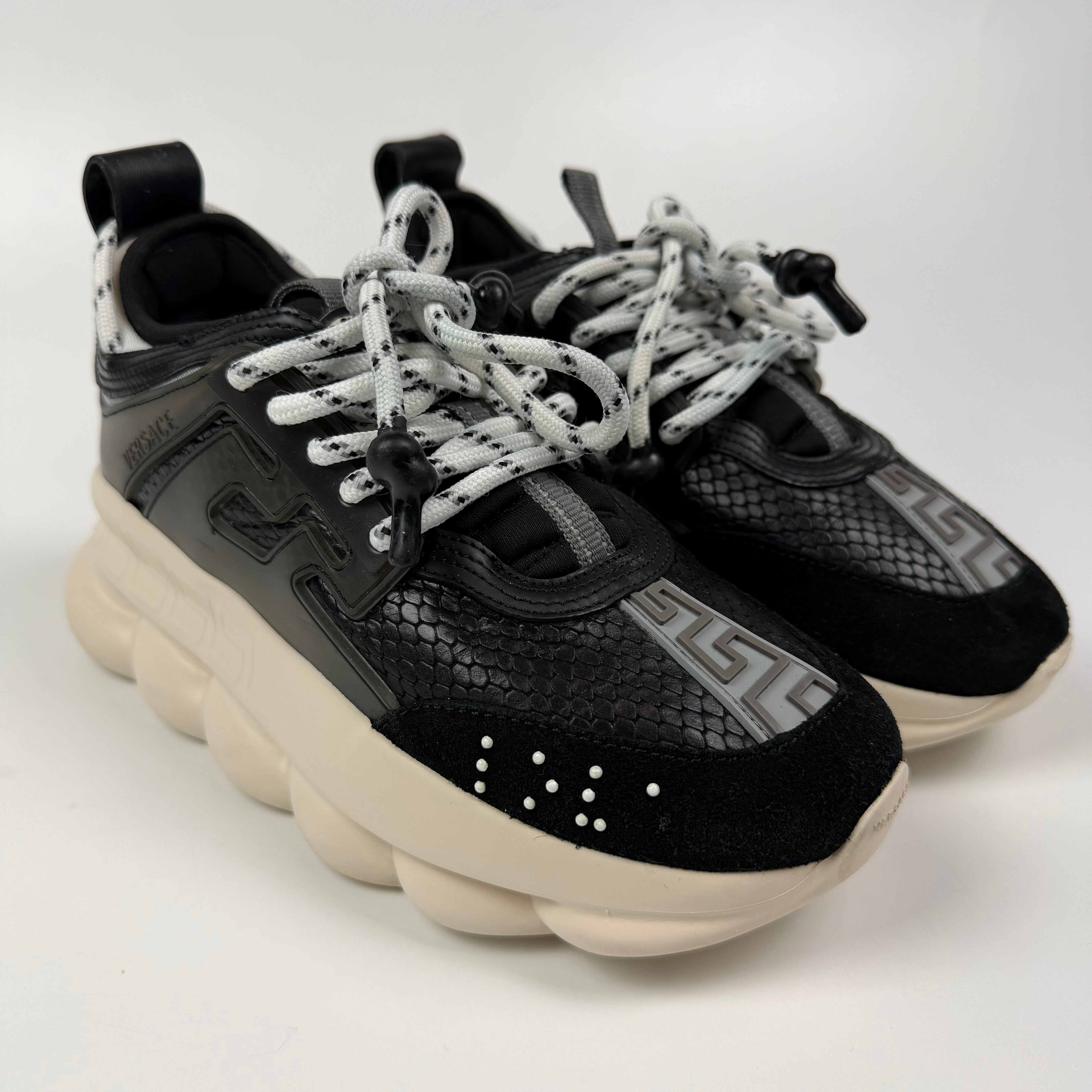 Versace Chain Reaction Black White – V STEALS