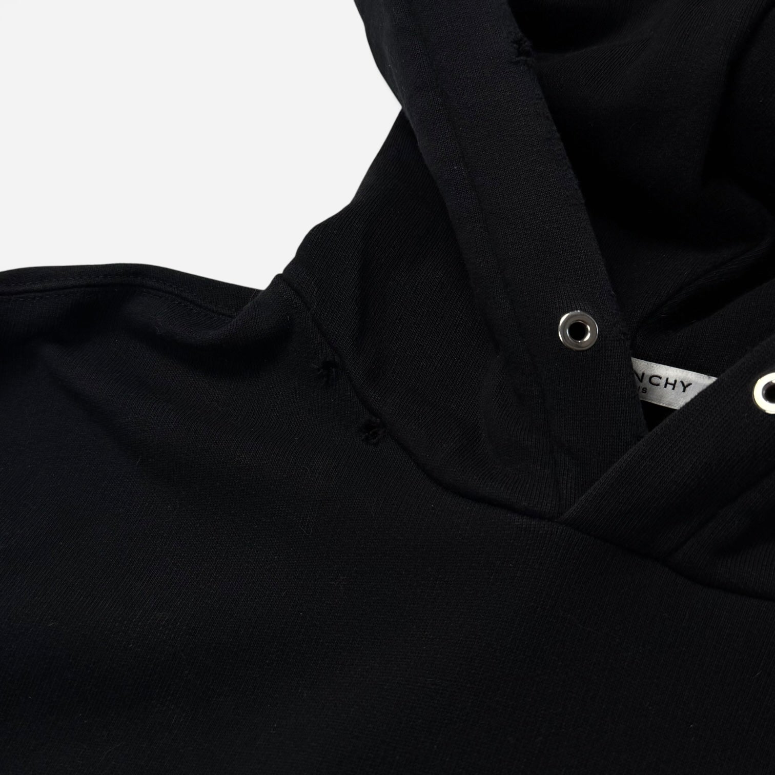 Givenchy Patch Hoodie Cuban Fit Black