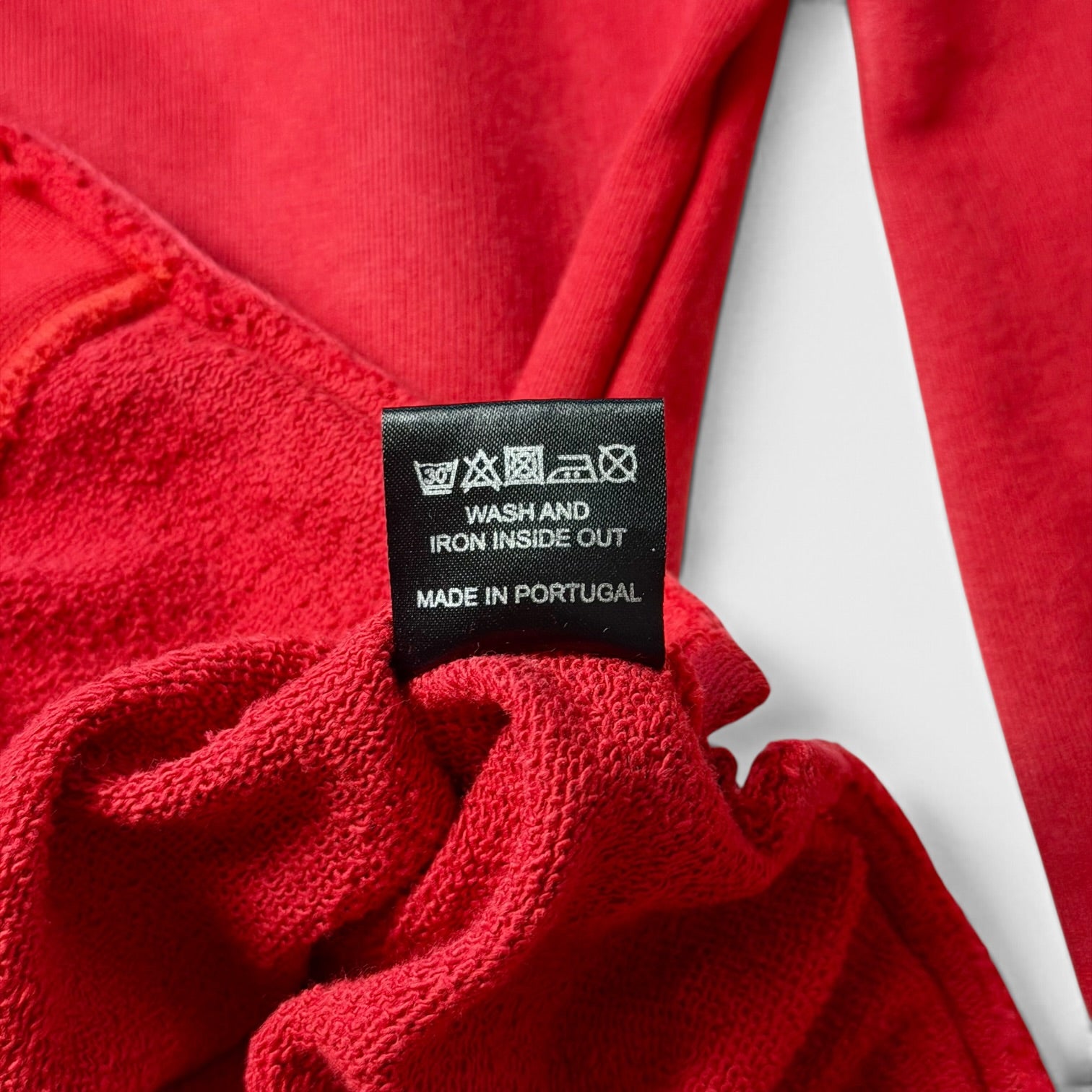 Raf Simons FW15 "To The Archives, No Longer Relevant" Crewneck Red