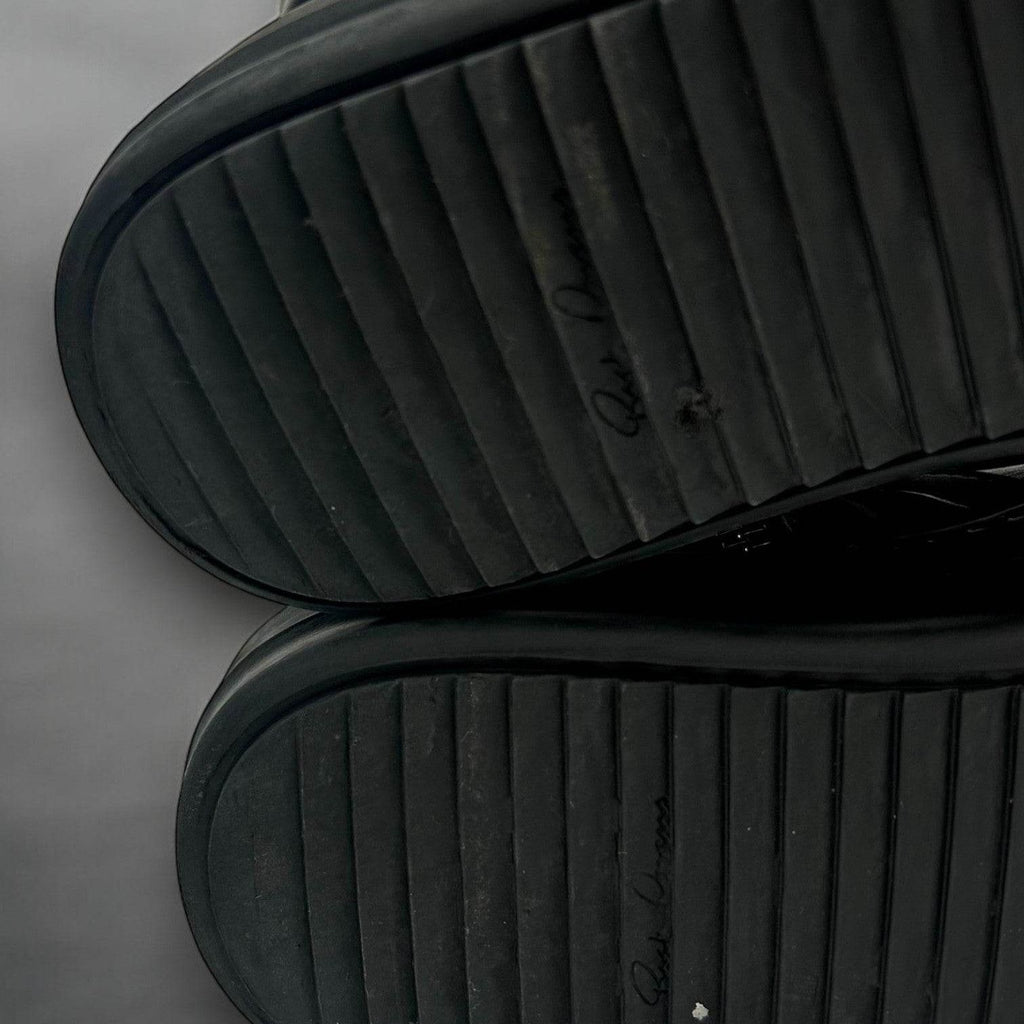 Rick Owens Geobasket Black Leather - V STEALS