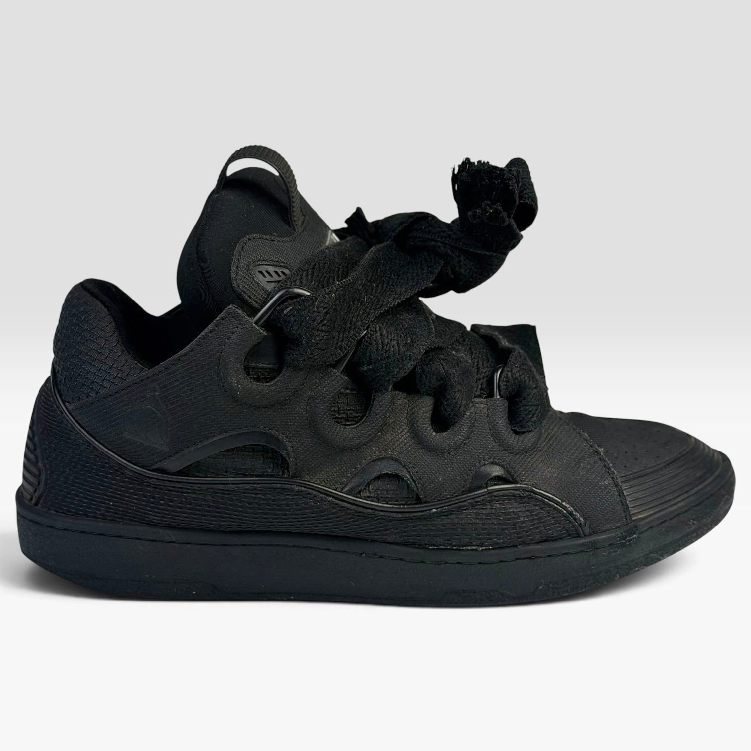 Lanvin Curb Metallic Effect Black