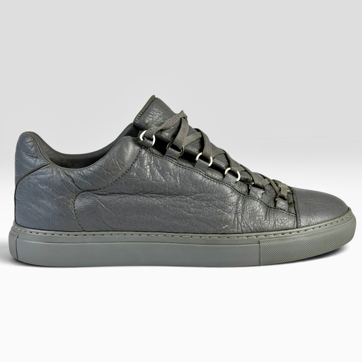 Balenciaga Arena Low Grey Leather