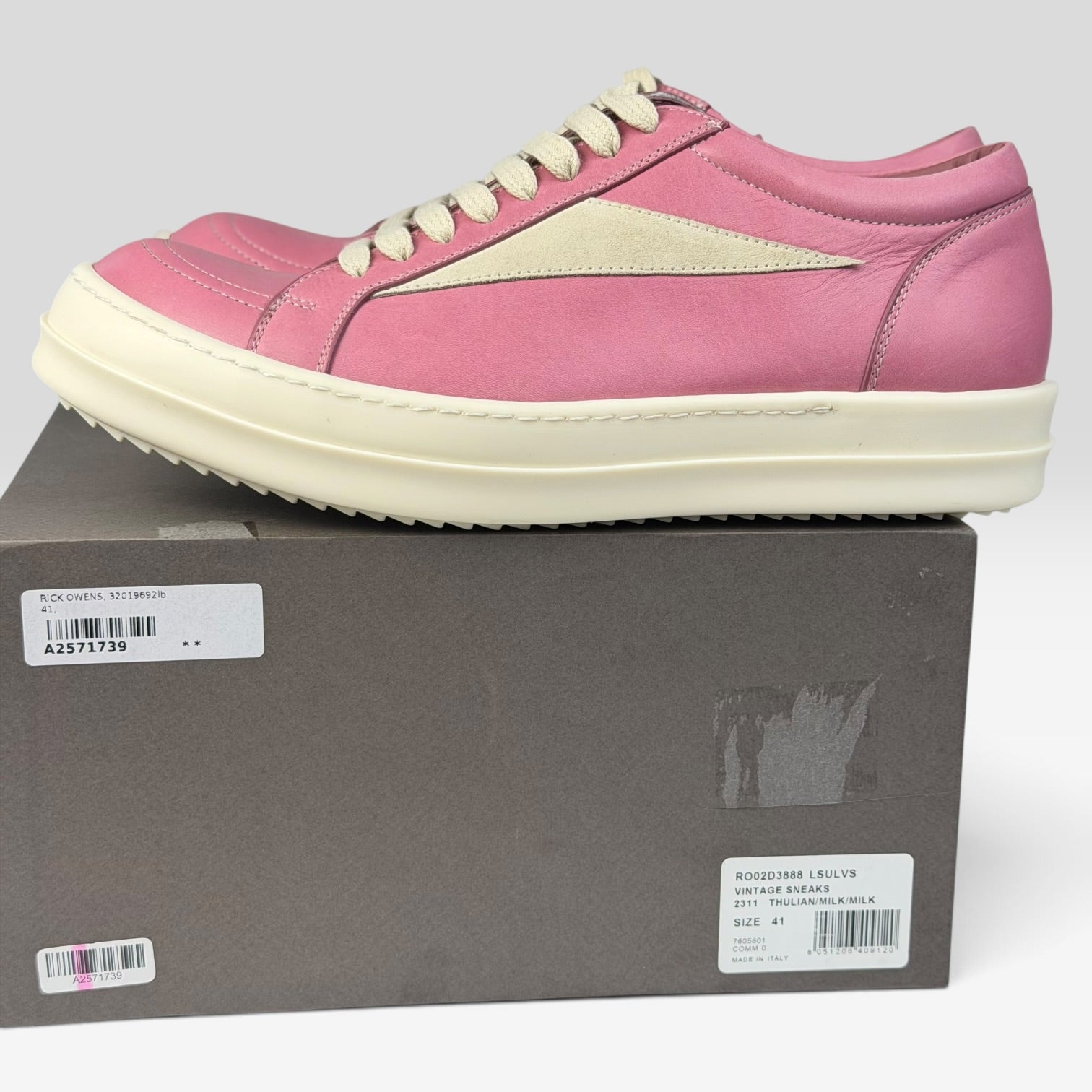 Rick Owens Vintage Sneaks Thulian Pink
