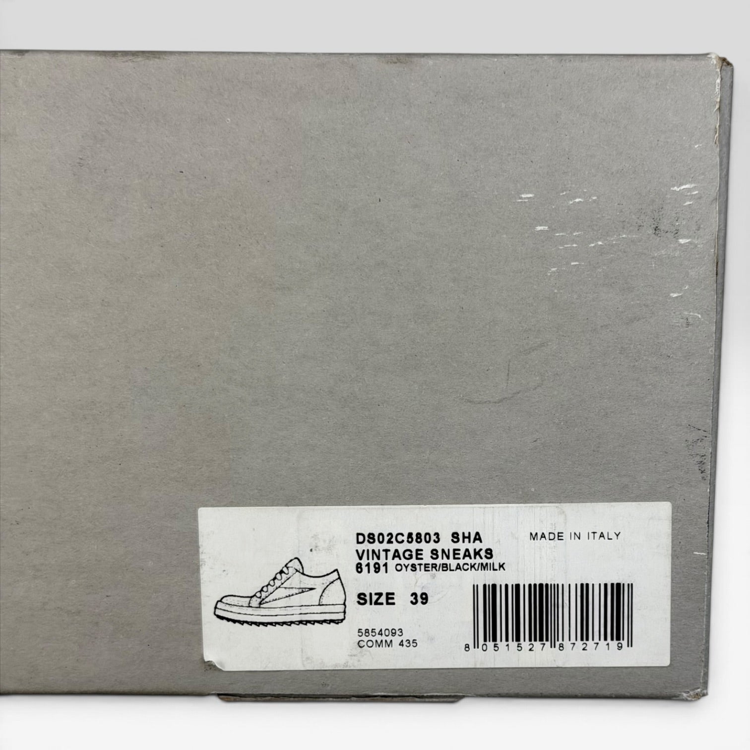 Rick Owens Vintage Sneaks Oyster Suede