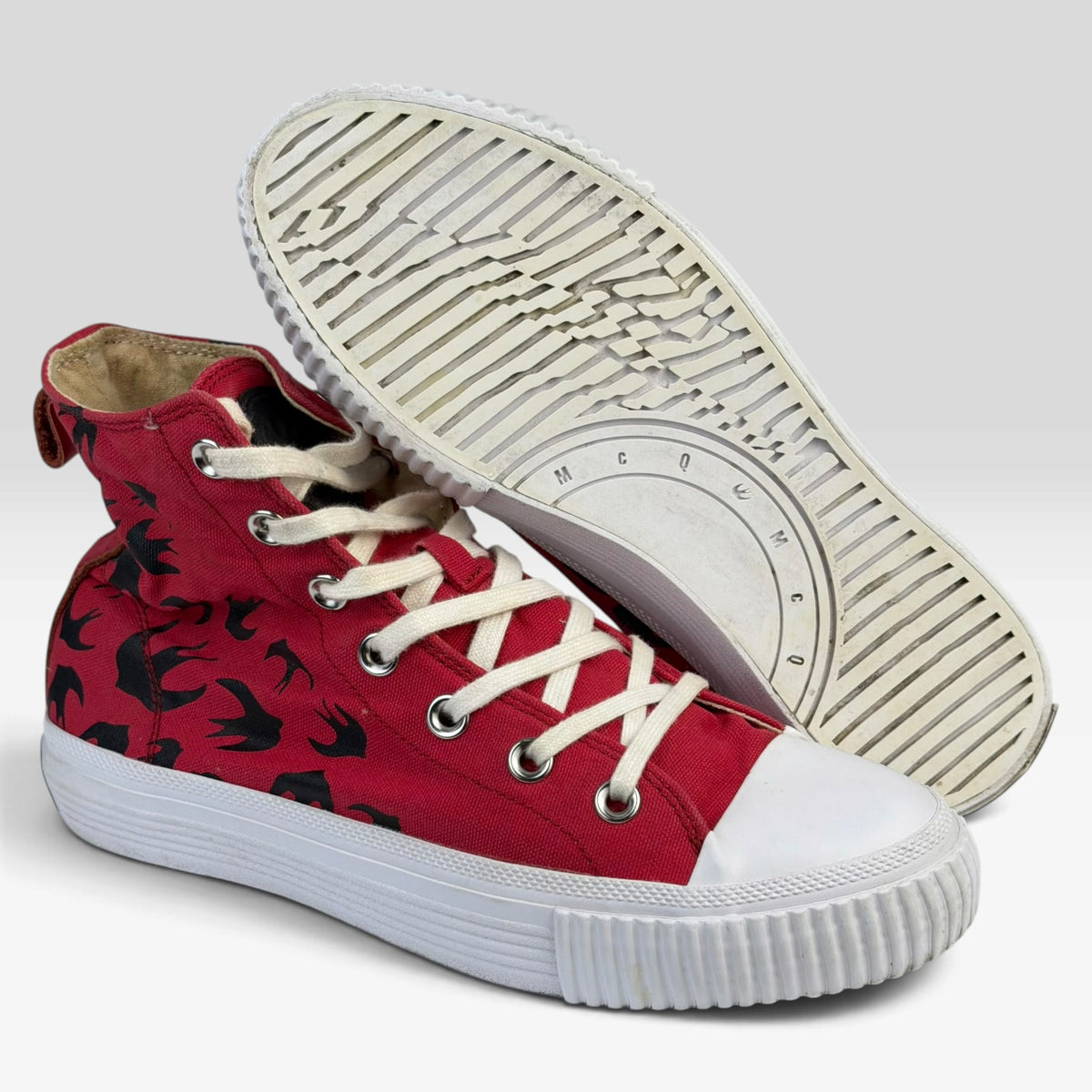 McQ by Alexander McQueen Swallow Vulc High Red
