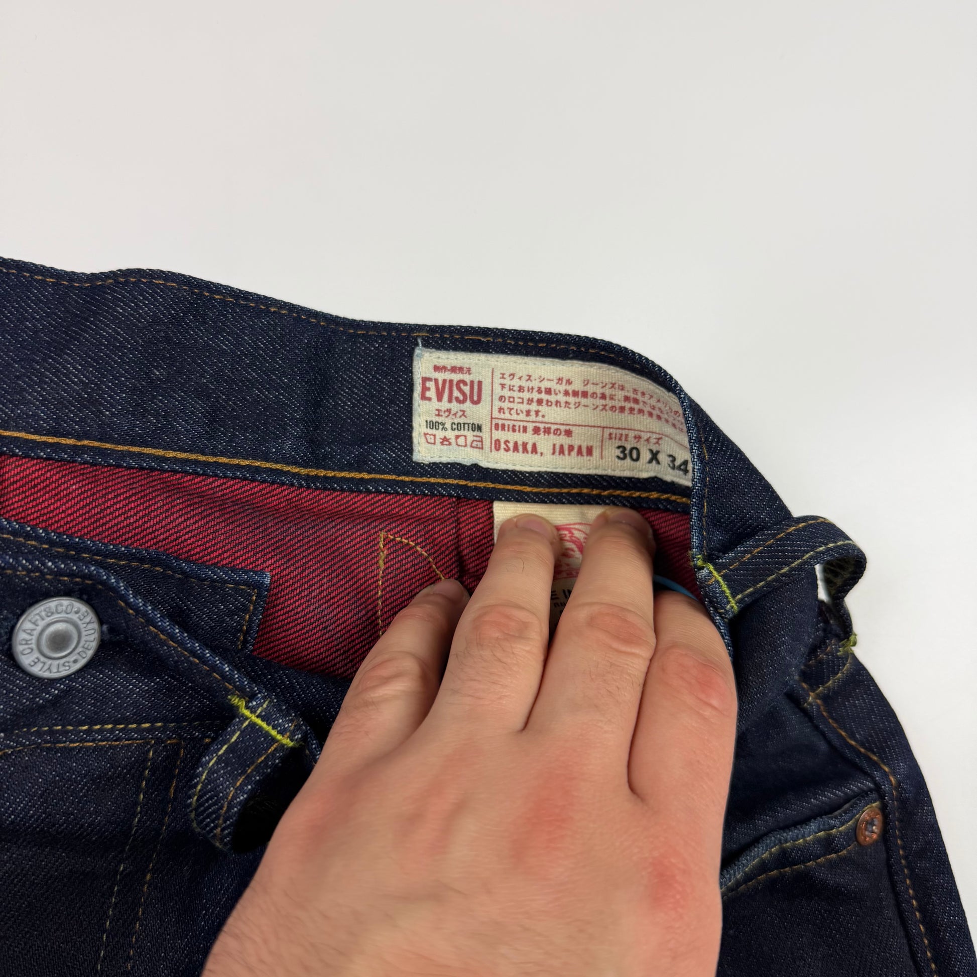 Evisu Seagull Pocket Jeans