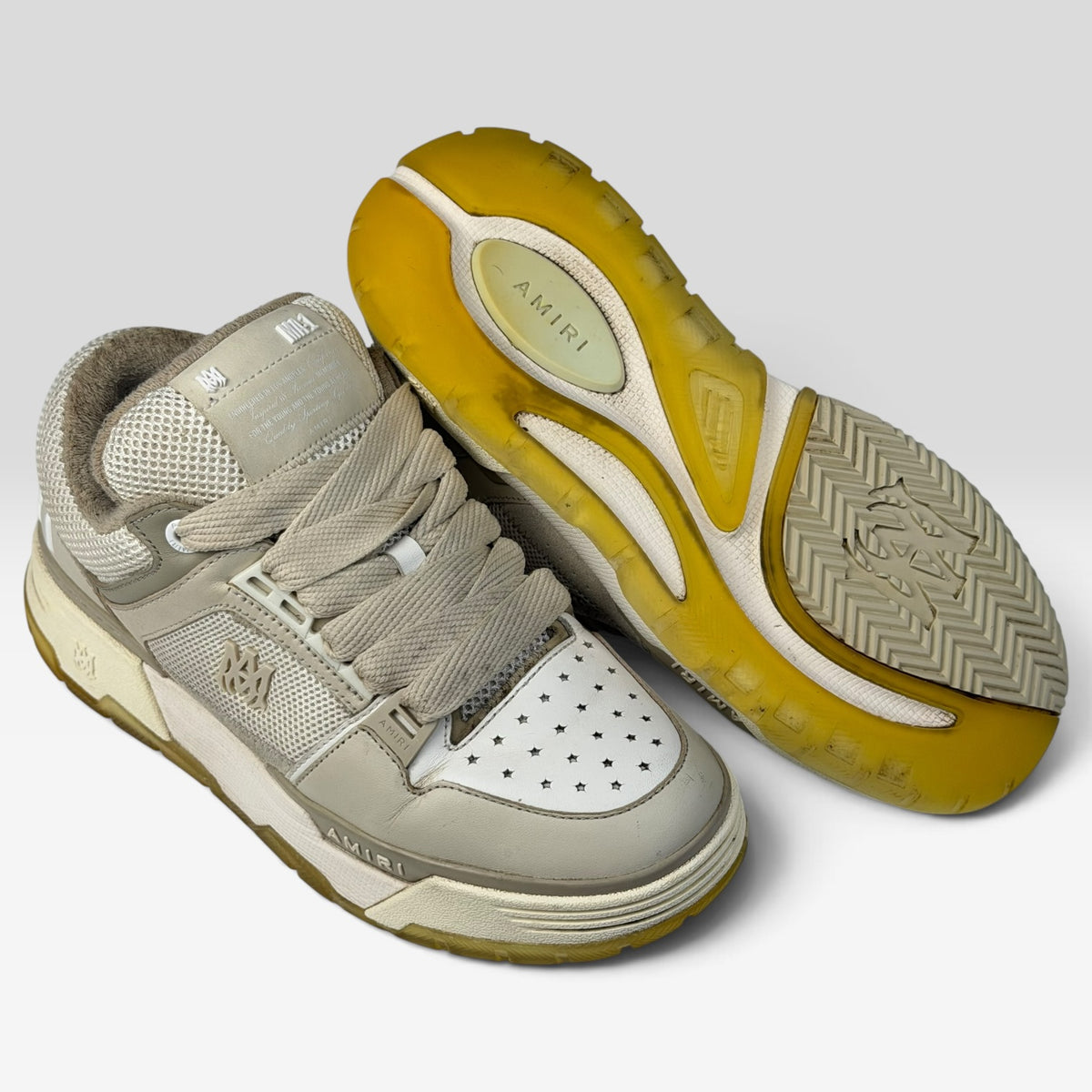 Amiri MA-1 Beige/White | Sneakers Amiri