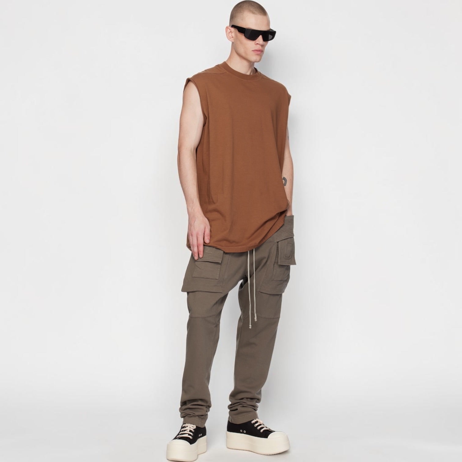 Rick Owens Creatch Cargo Drawstring Pants