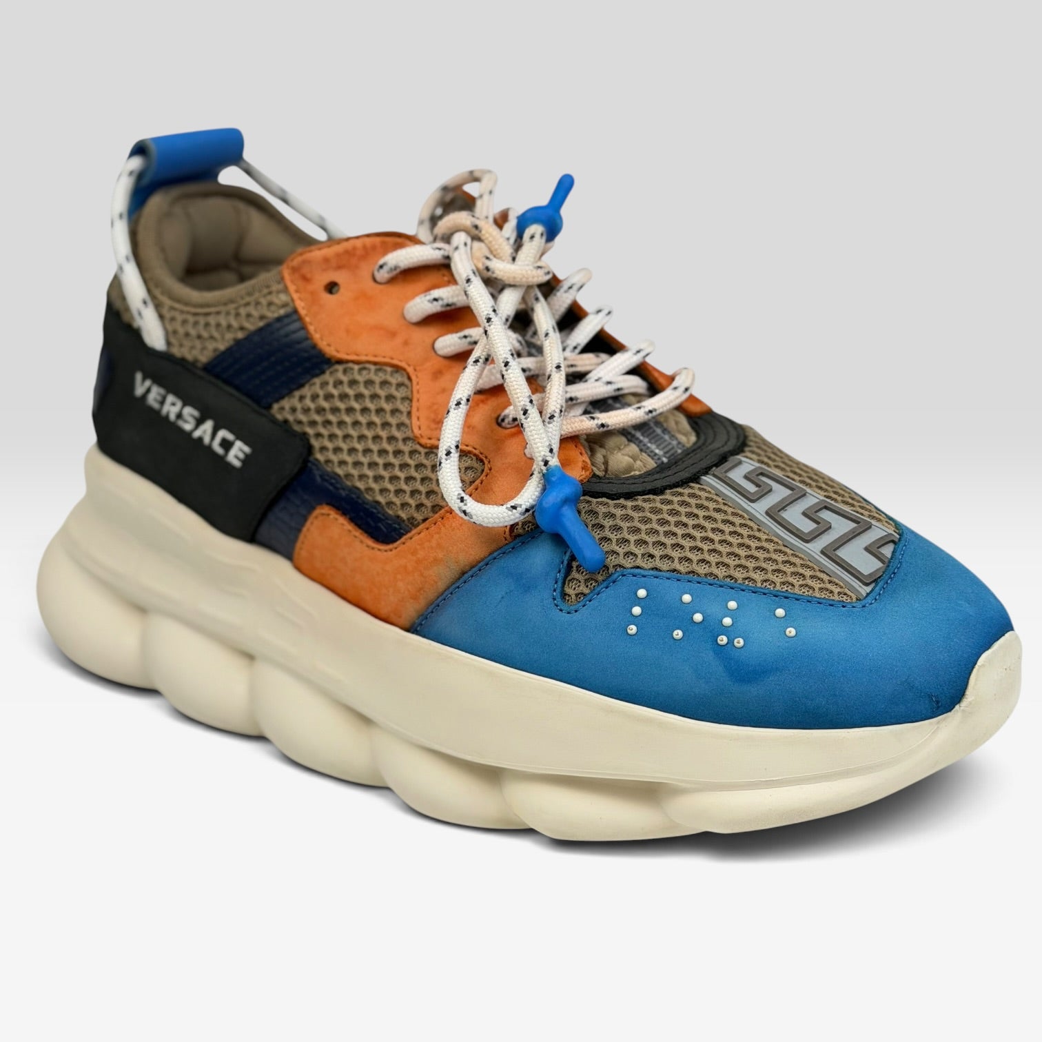 Versace Chain Reaction Blue/Orange | Sneakers Versace