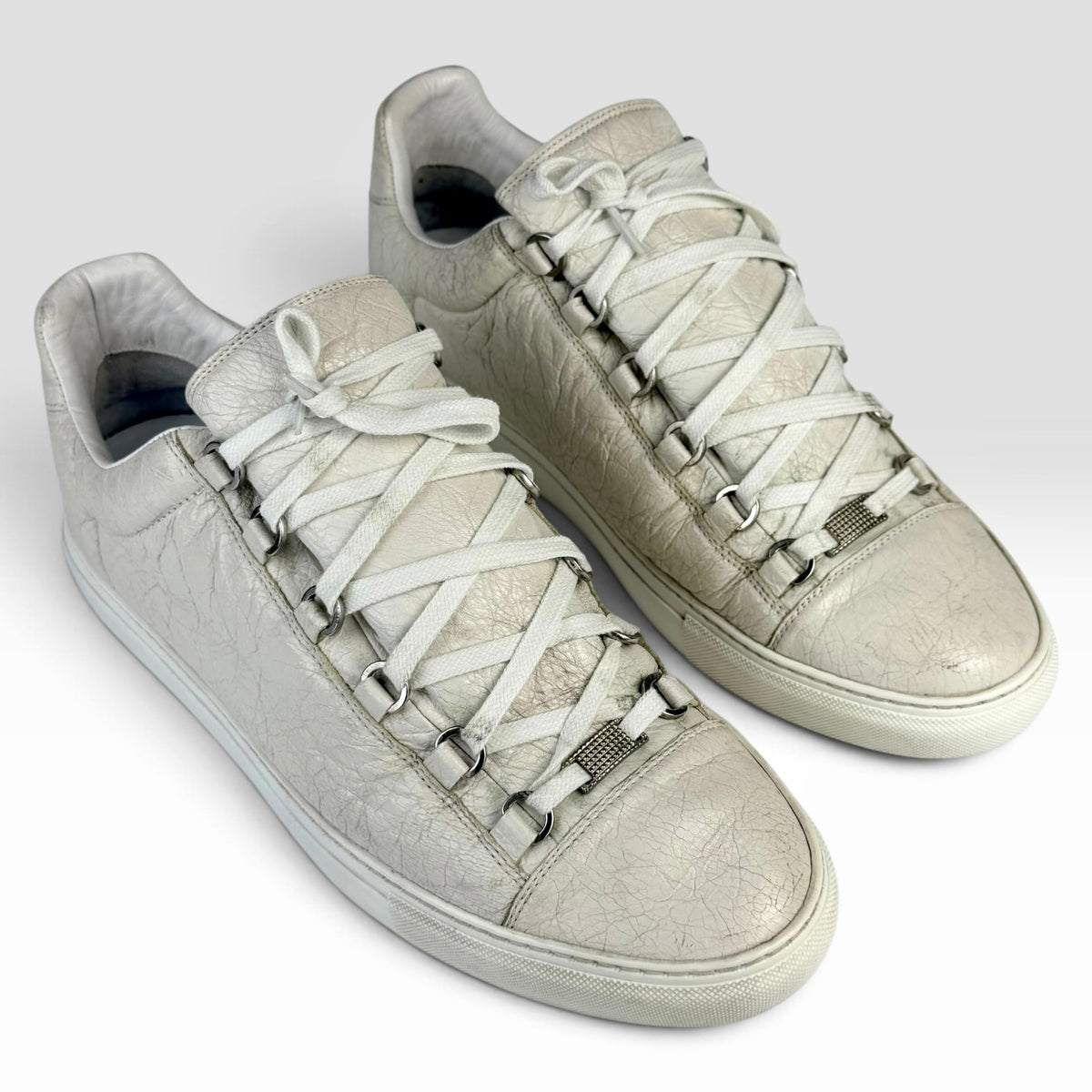 Balenciaga Arena Low White Leather