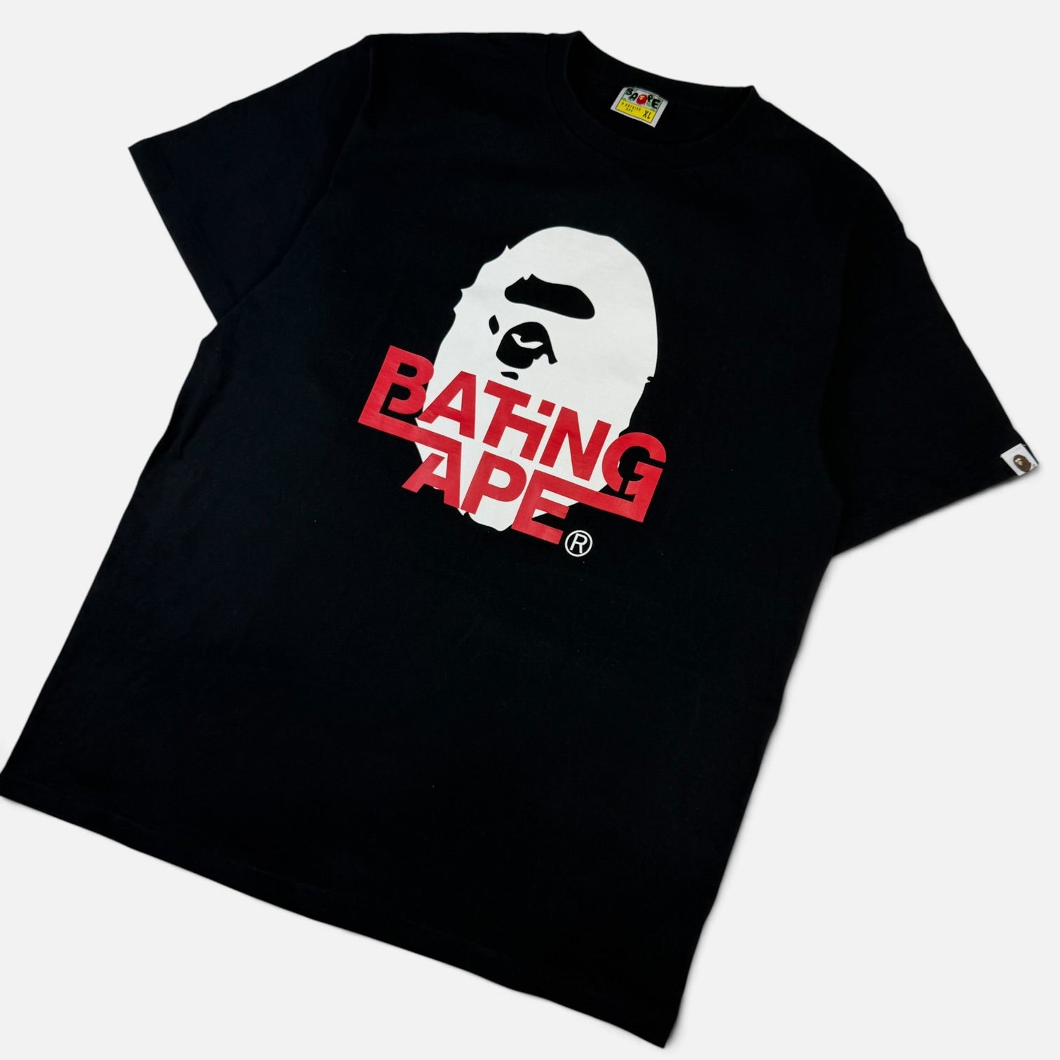 BAPE Bathing Ape Logo T-Shirt Black/Red
