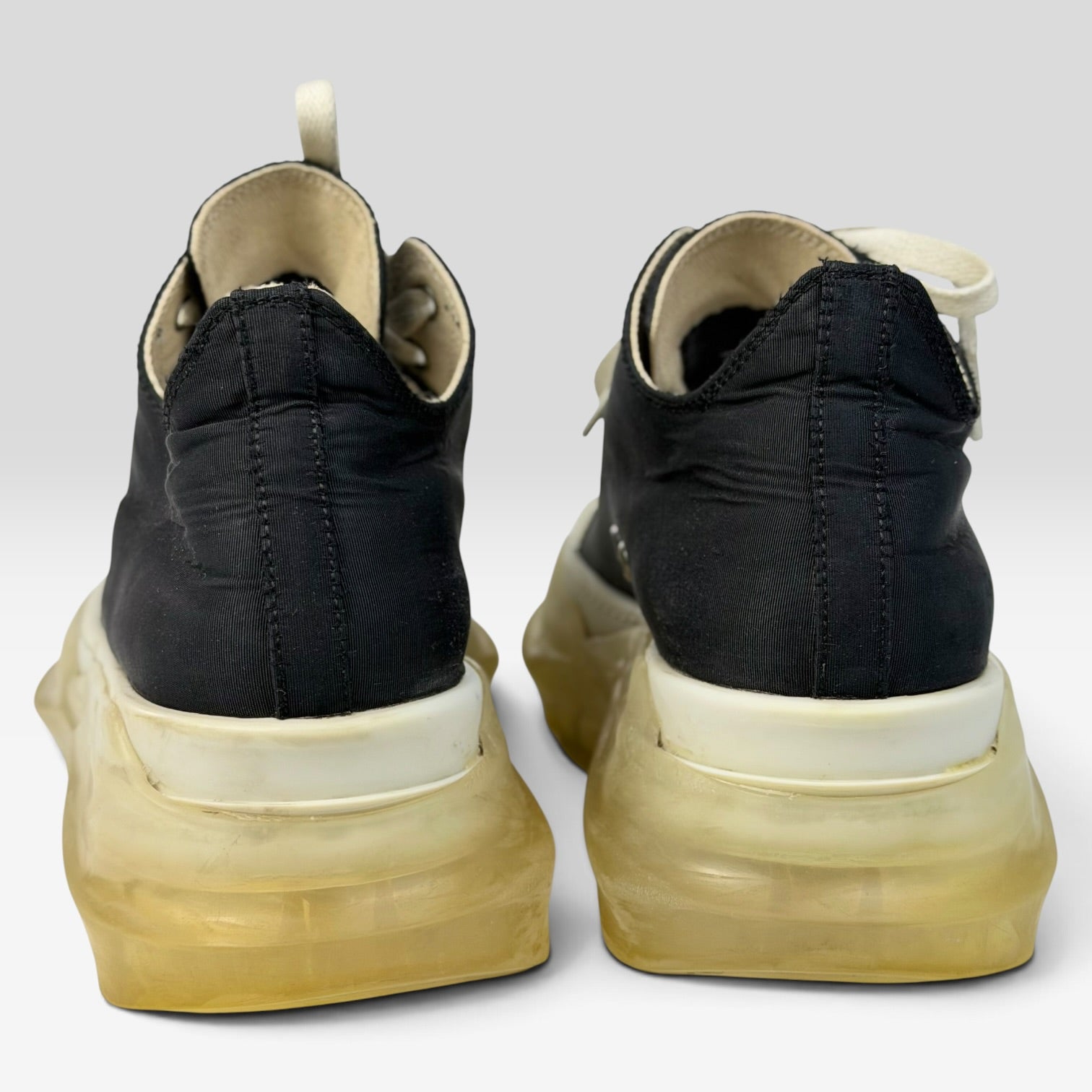 Rick Owens DRKSHDW Abstract Clear Sole Low Black