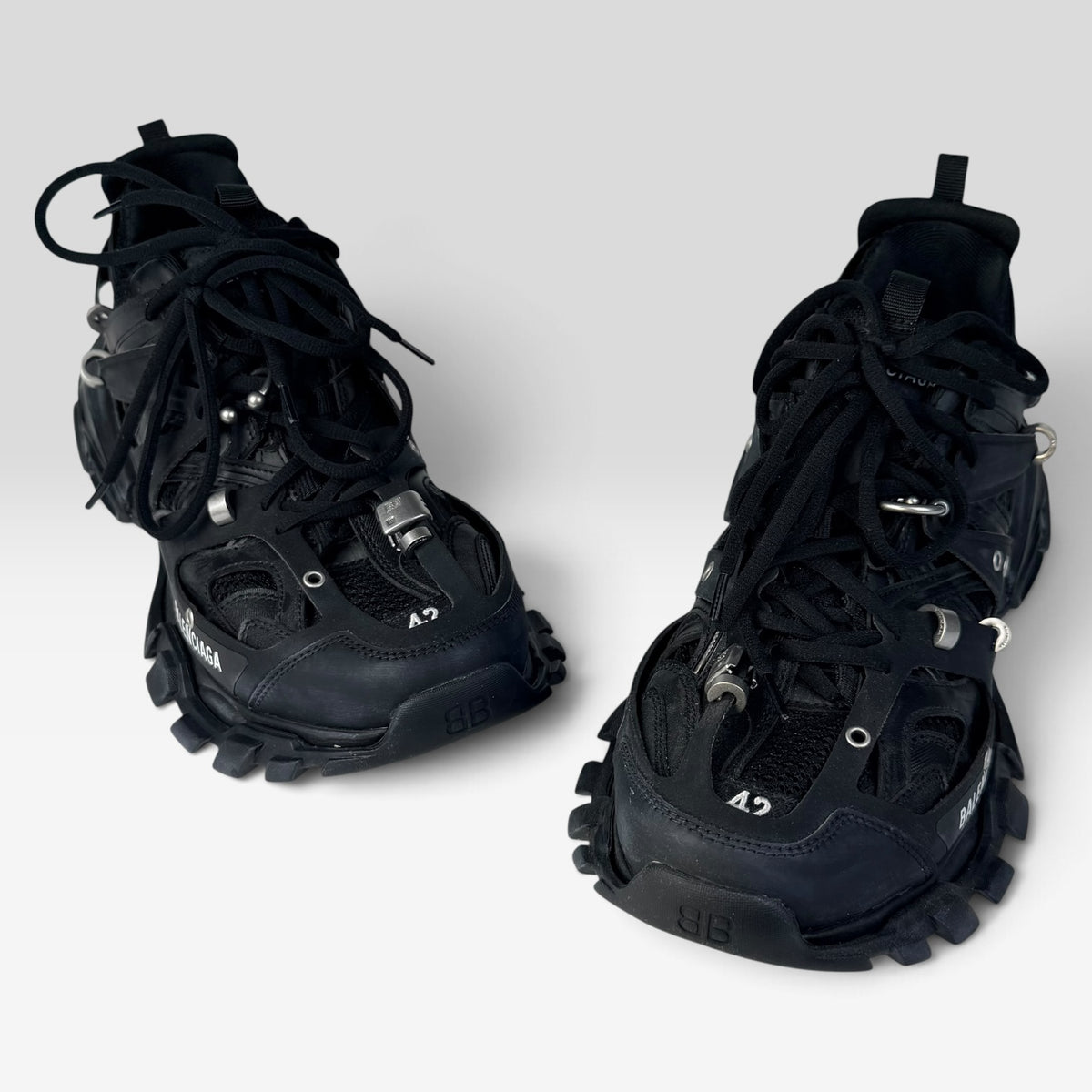 Balenciaga Track Piercing Black