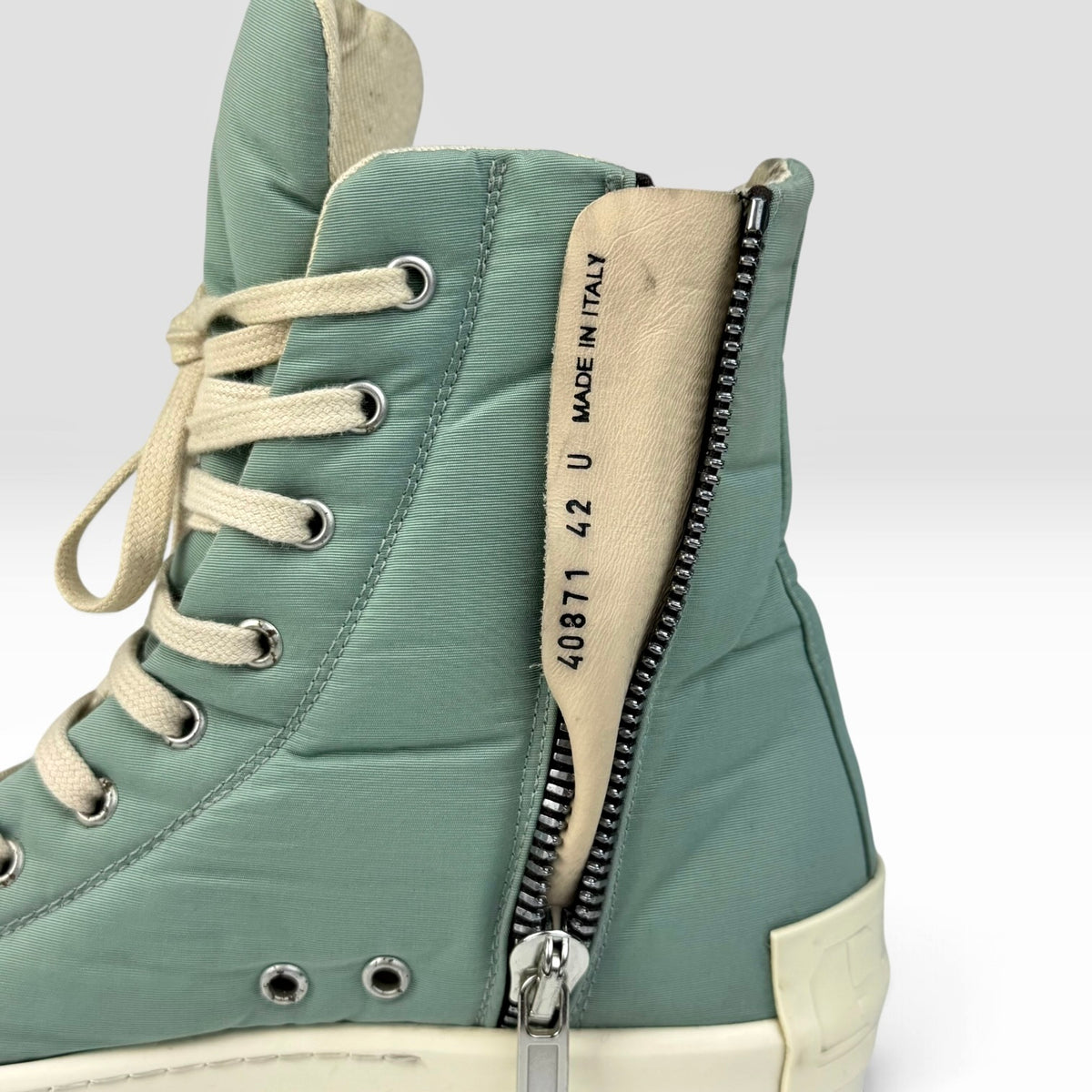 Rick Owens DRKSHDW Ramones High Strobe Aqua