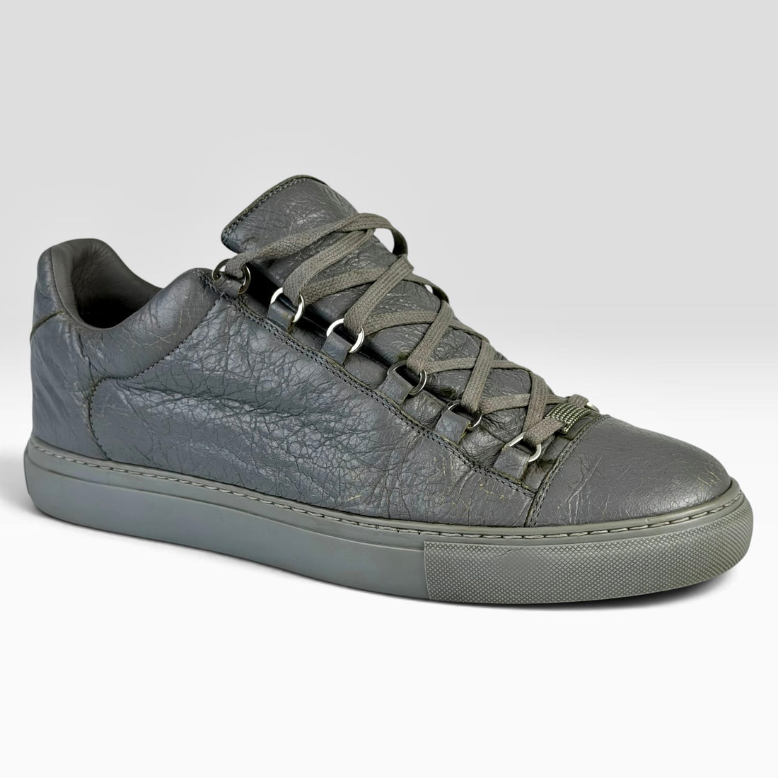 Balenciaga Arena Low Grey Leather