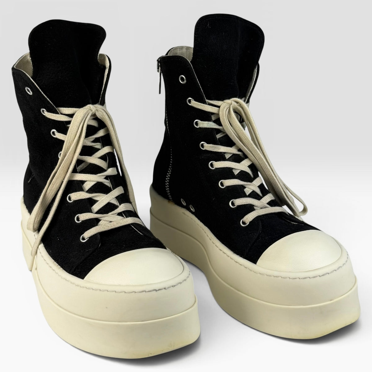 Rick Owens DRKSHDW Ramones Mega Bumper Black/Milk