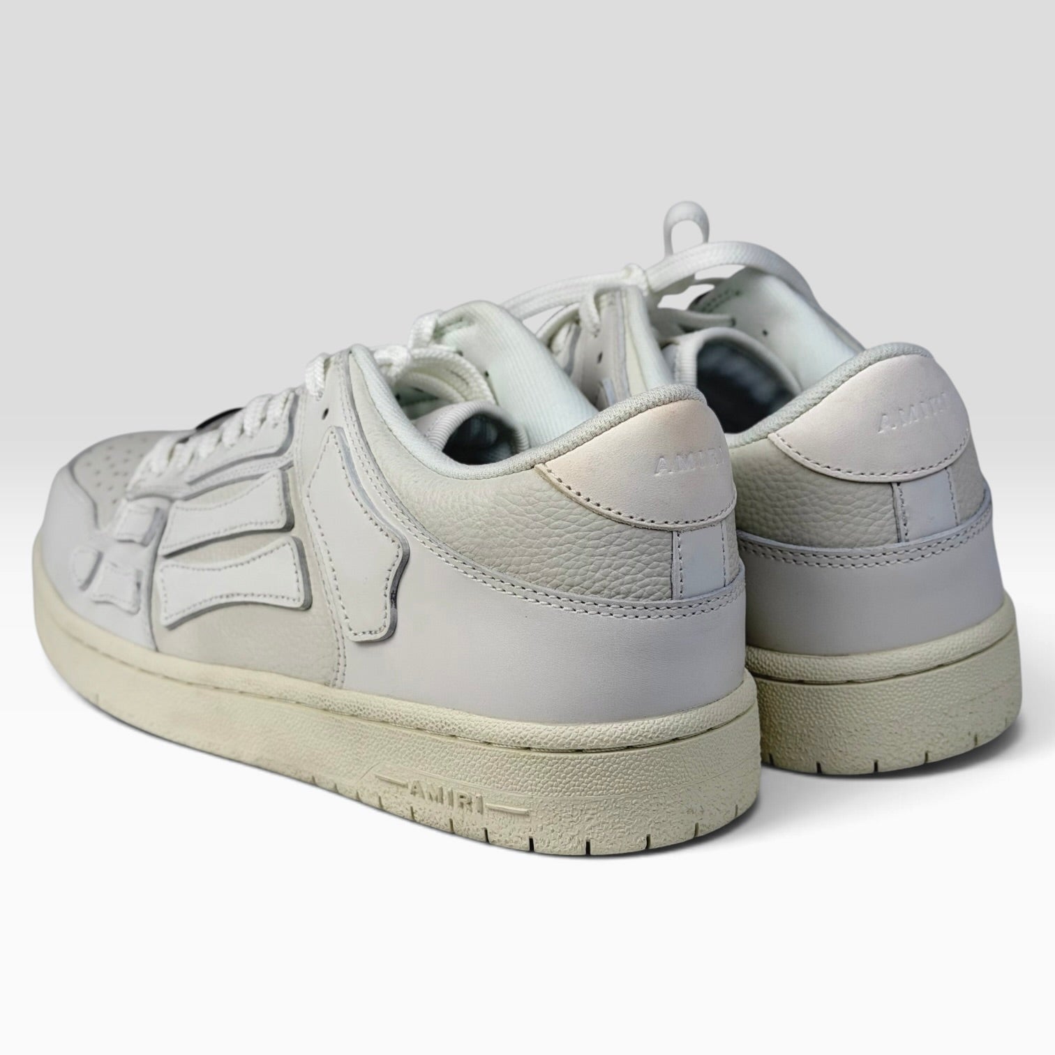 Amiri Skel Top Low White Sneakers