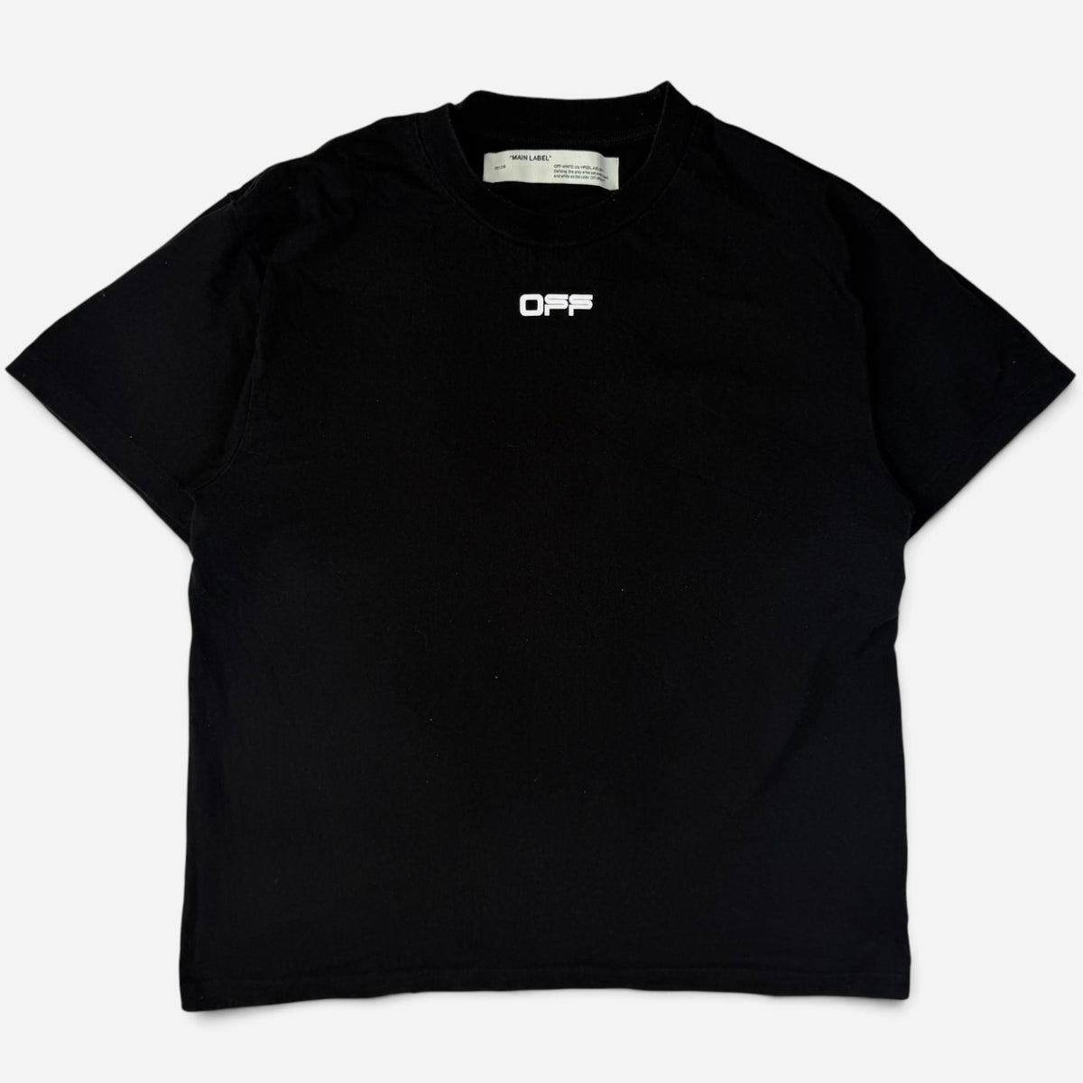 Off-White Airport Tape T-Shirt Black