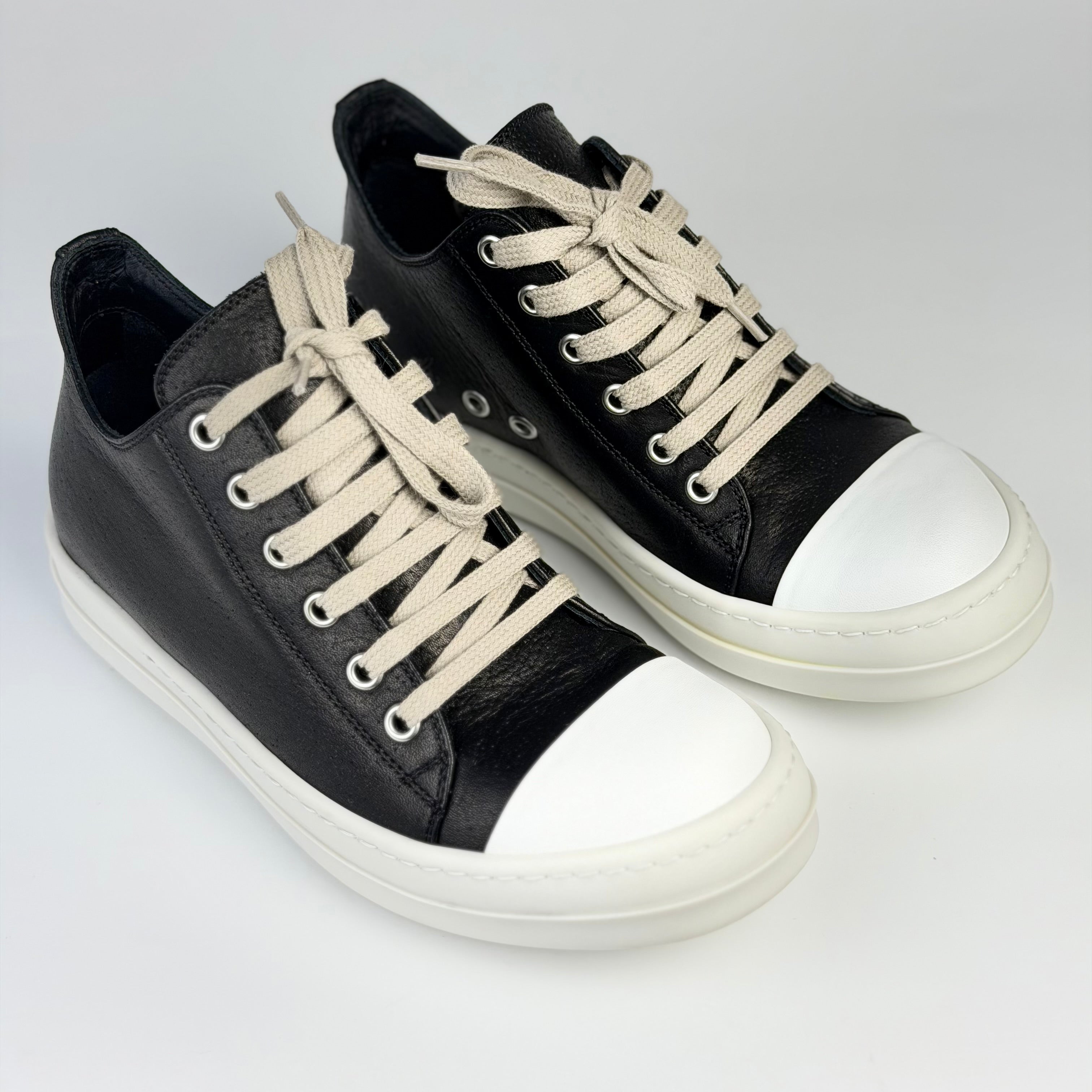 Rick Owens Grained Leather Ramones