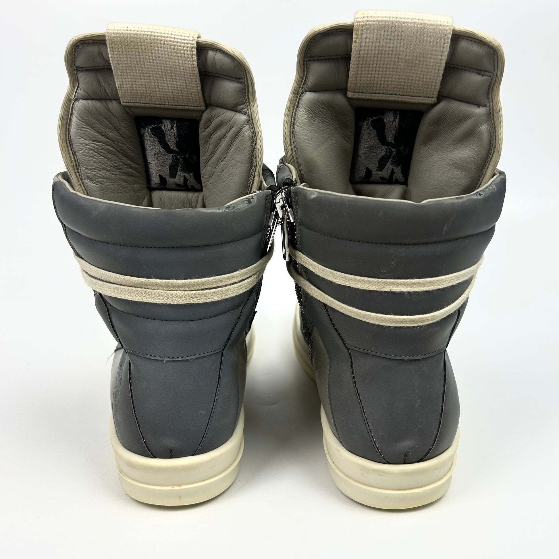 Rick Owens Geobasket Grey Reflective